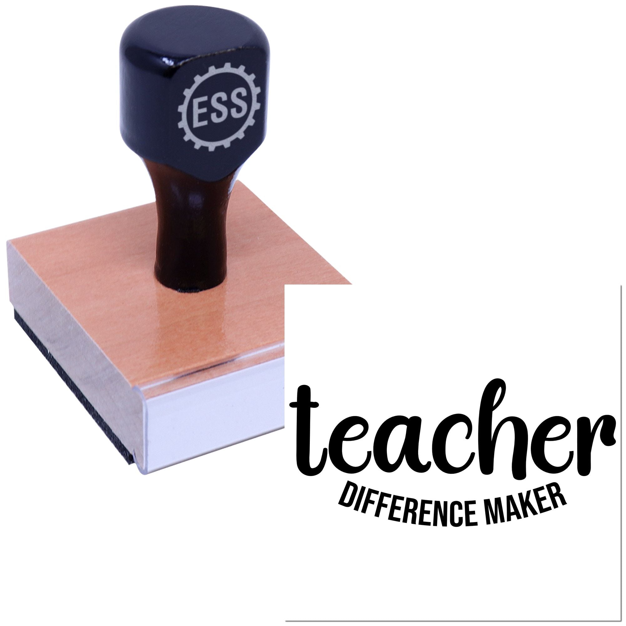 Empowering Learning Champion Scrapbooking Rubber Stamp
