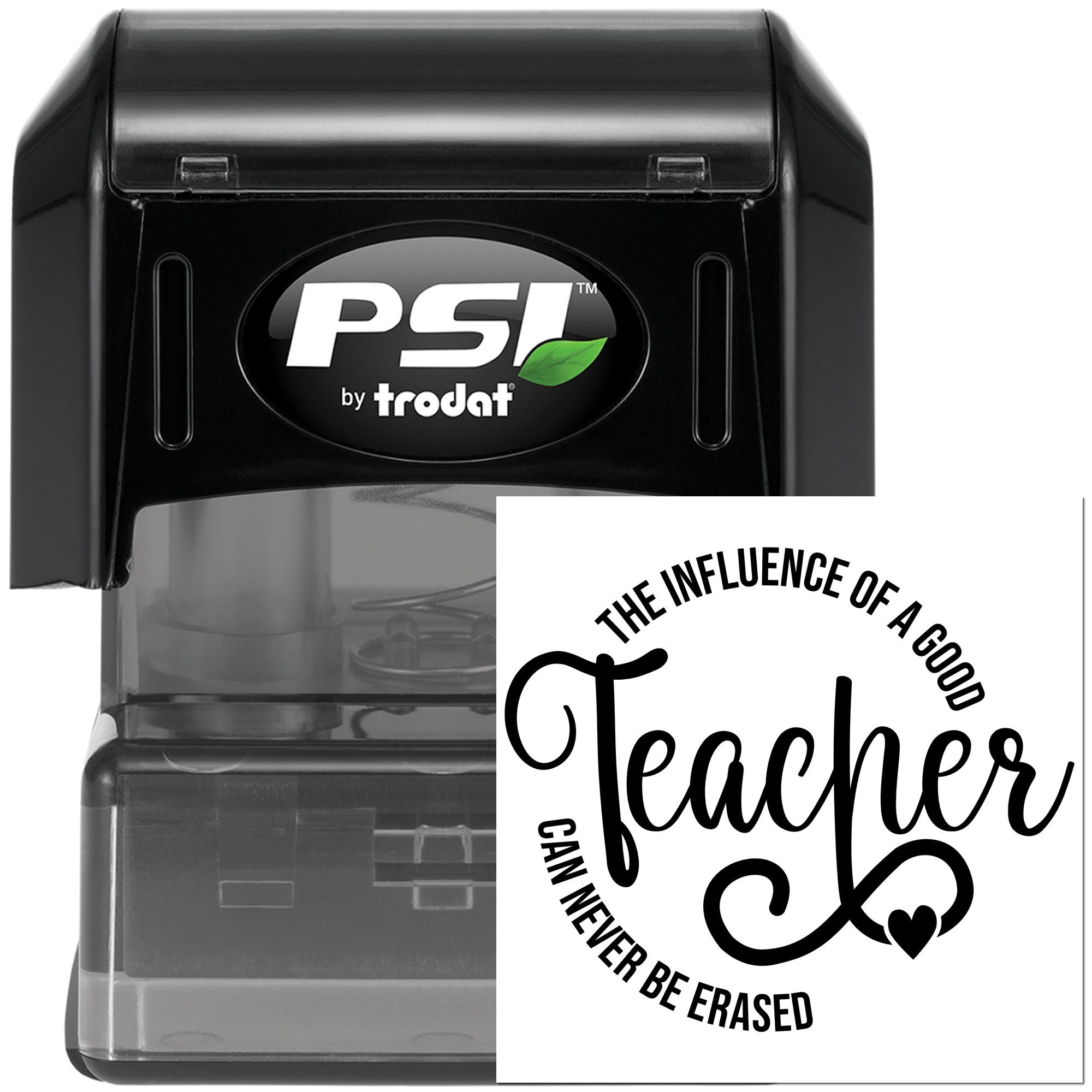 Pre-Inked Empowering Teacher Influence Scrapbook Stamp