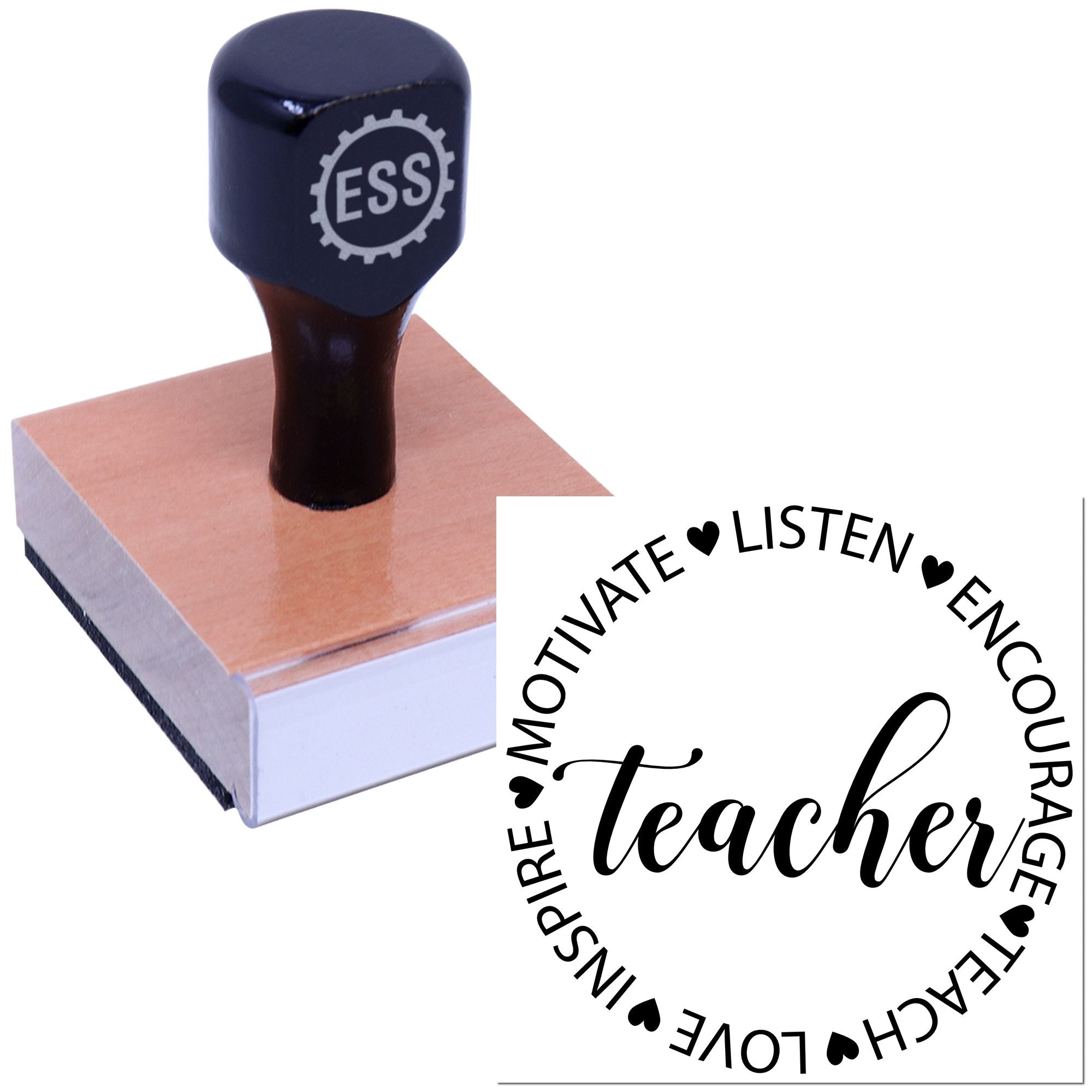 Circle Of Inspiration Paper Craft Rubber Stamp