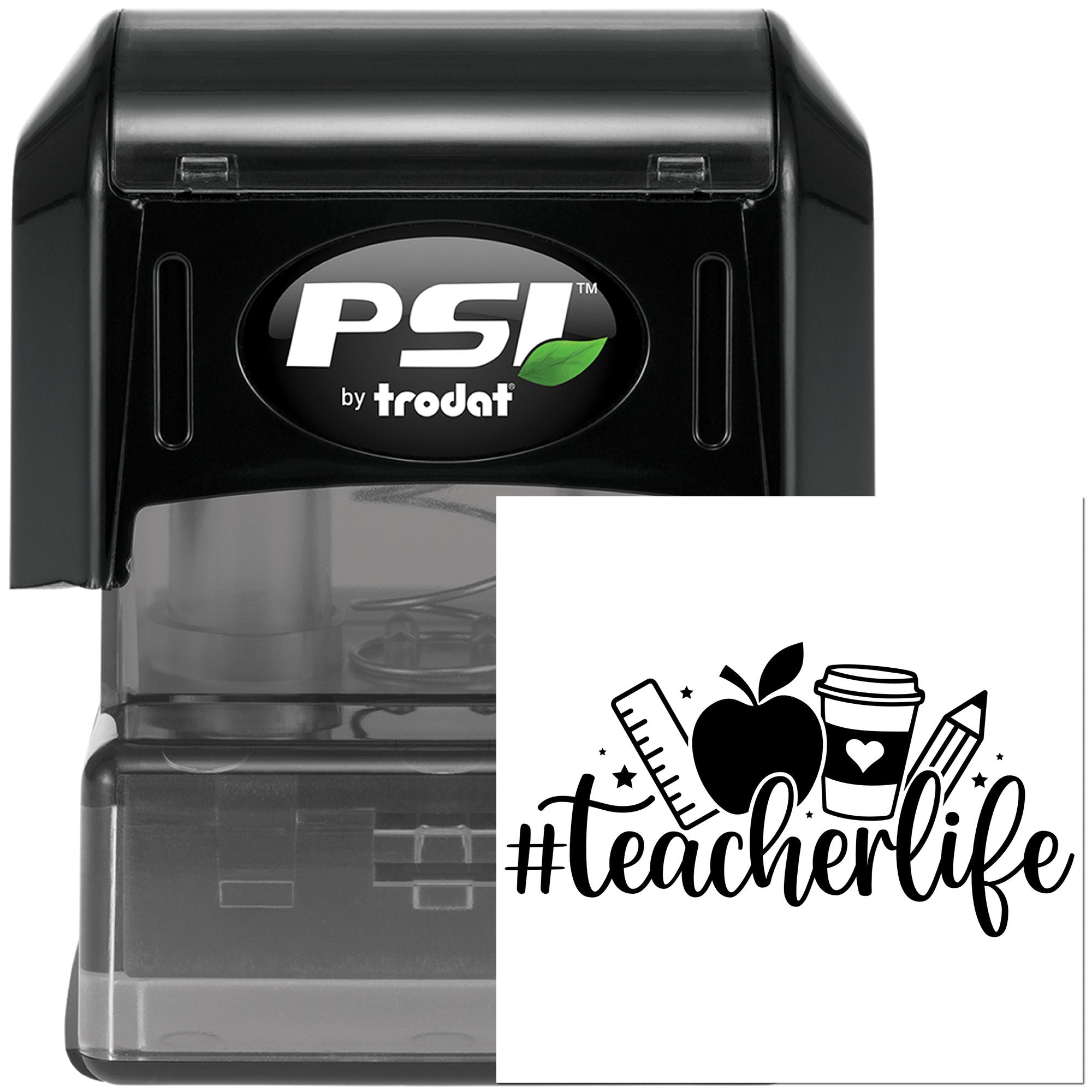 Pre-Inked Teacher Life Essentials Cardmaking Stamp
