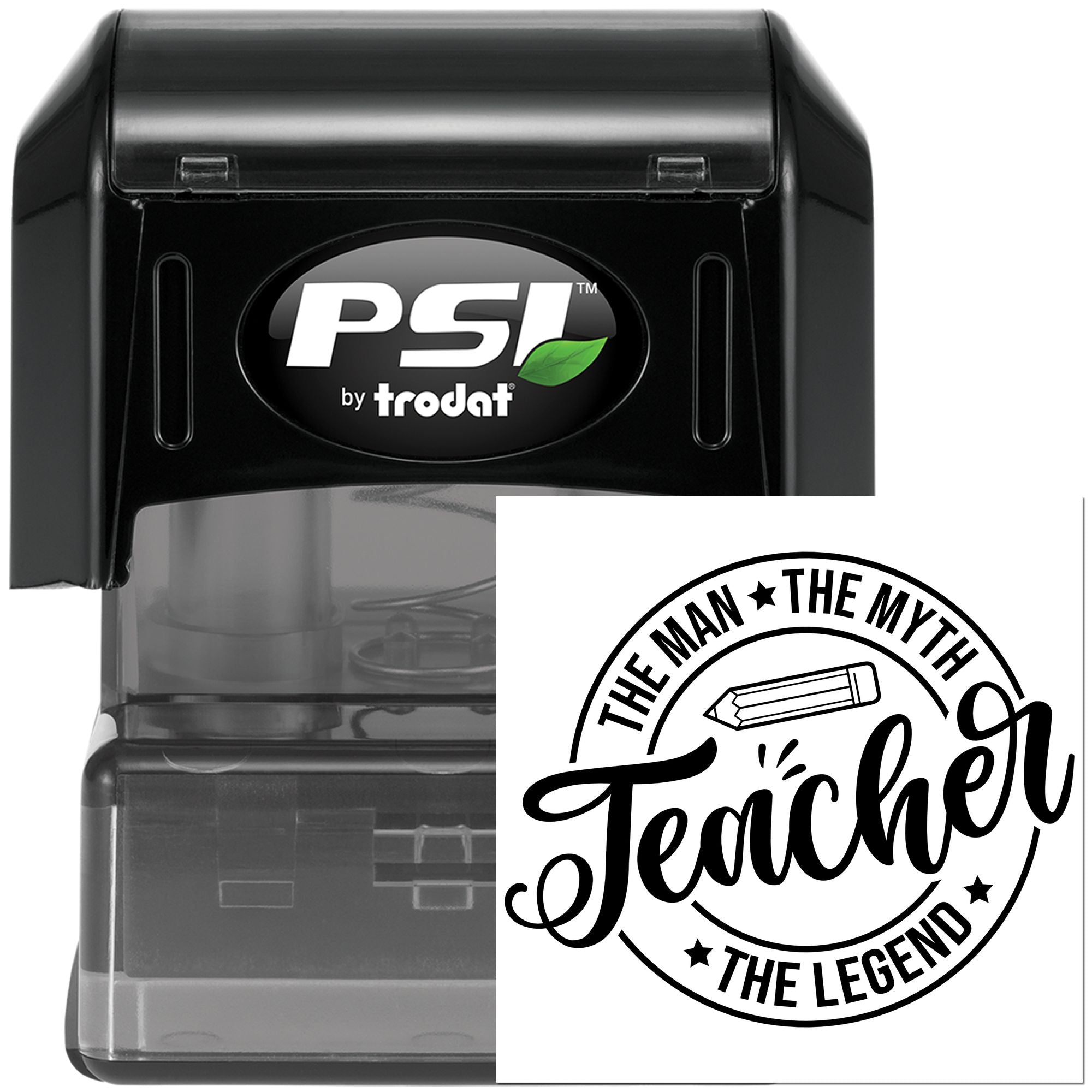 Pre-Inked Legendary Teacher Icon Paper Goods Stamp