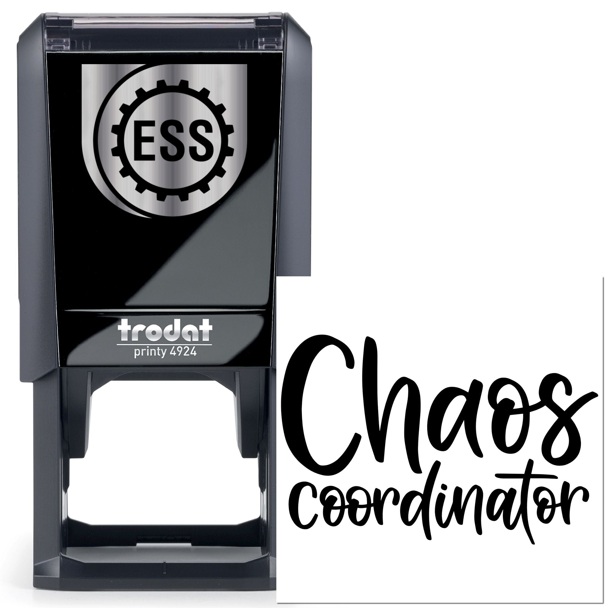 Self-Inking Chaos Coordinator Paper Craft Stamp