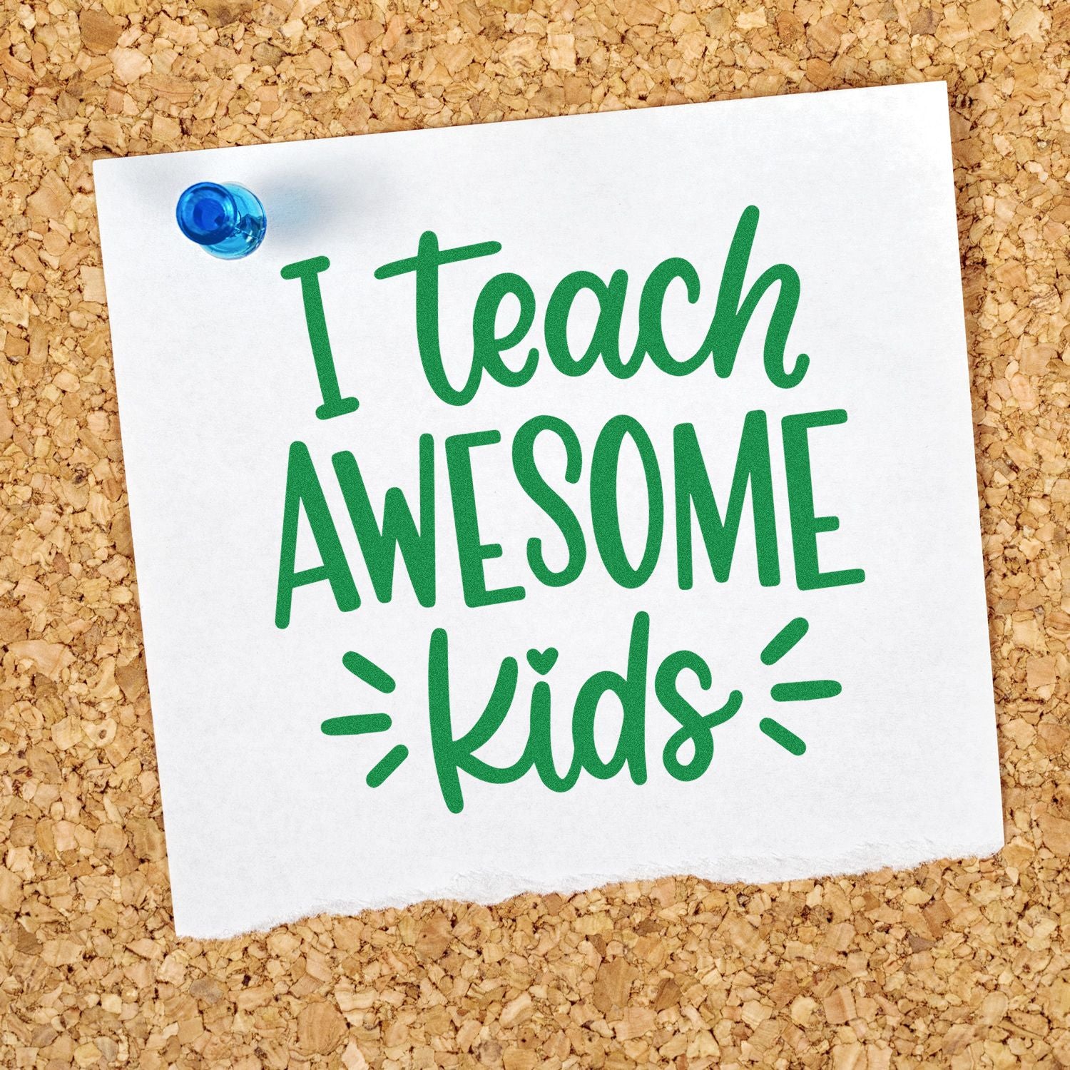 Awesome Learners Unite Paper Goods Rubber Stamp