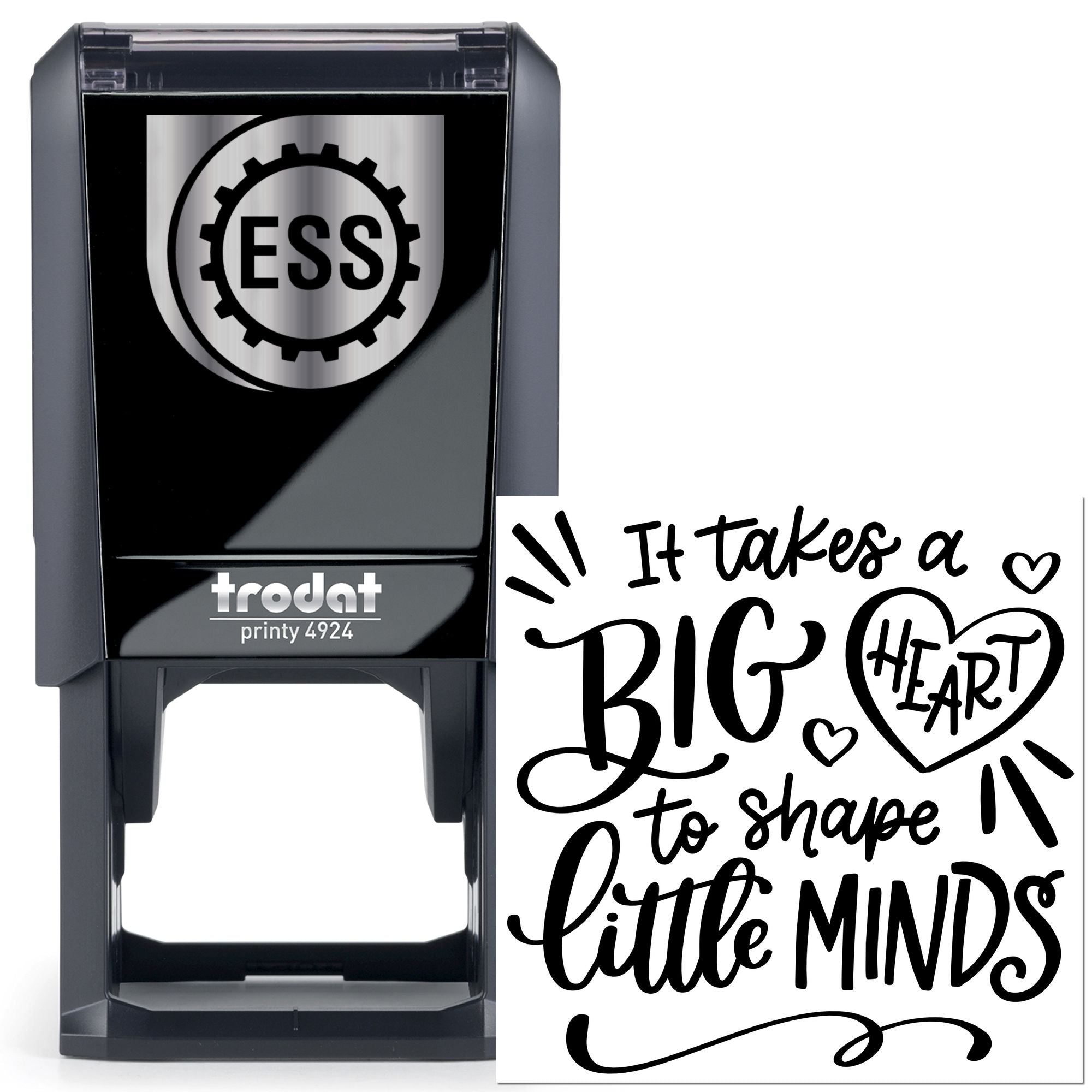 Self-Inking Inspiring Quote Greeting Card Stamp