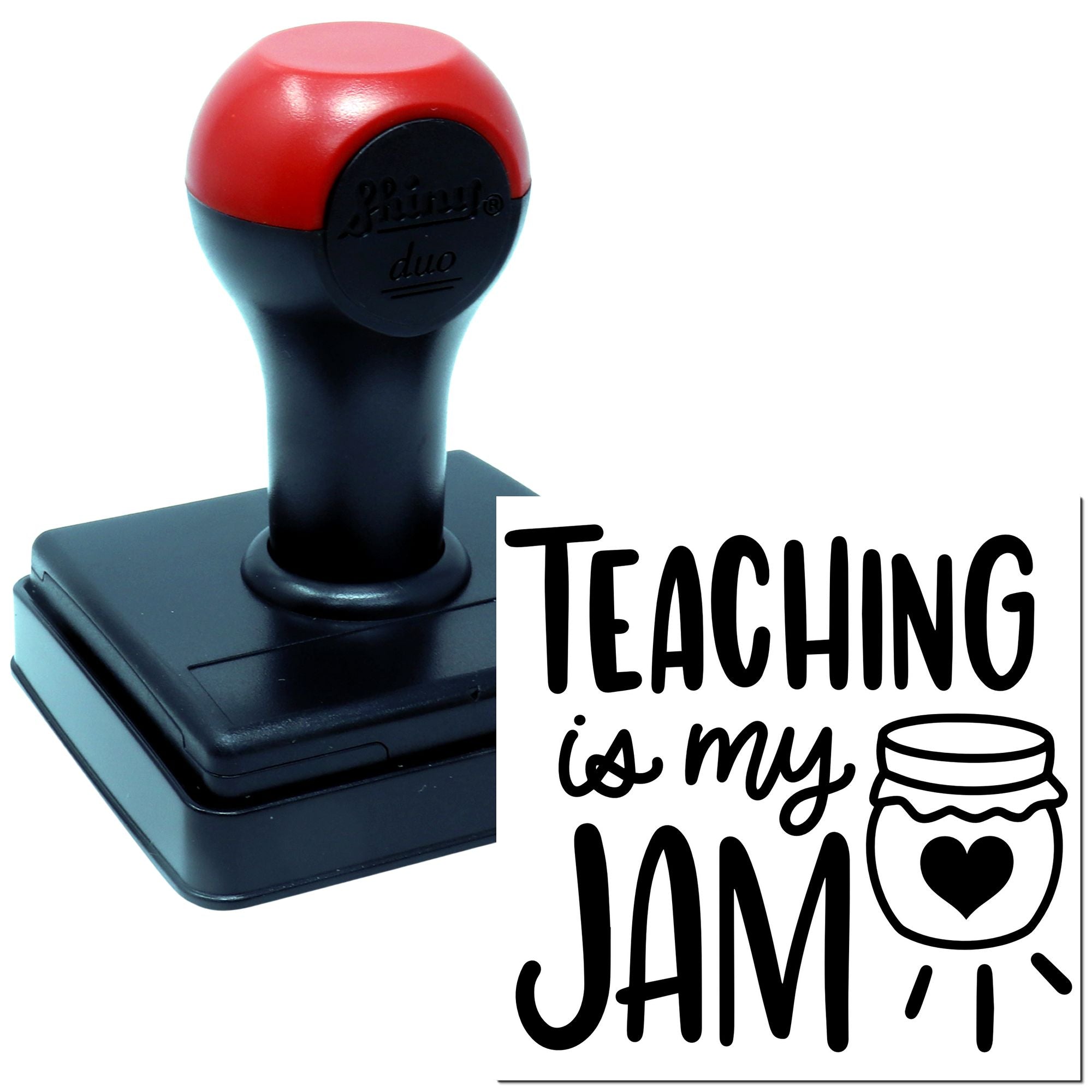 Duo Teaching Is My Jam Sign Hand Stamp