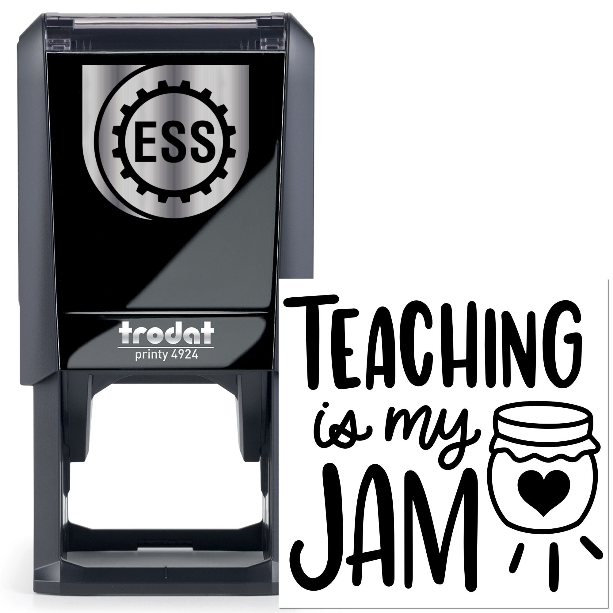 Self-Inking Teaching Jam Place Card Stamp