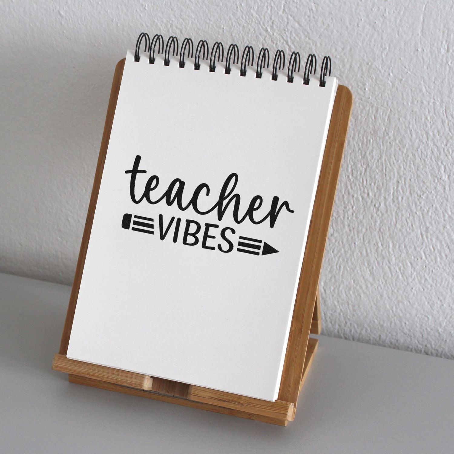 Pencils And Positivity Craft Rubber Stamp
