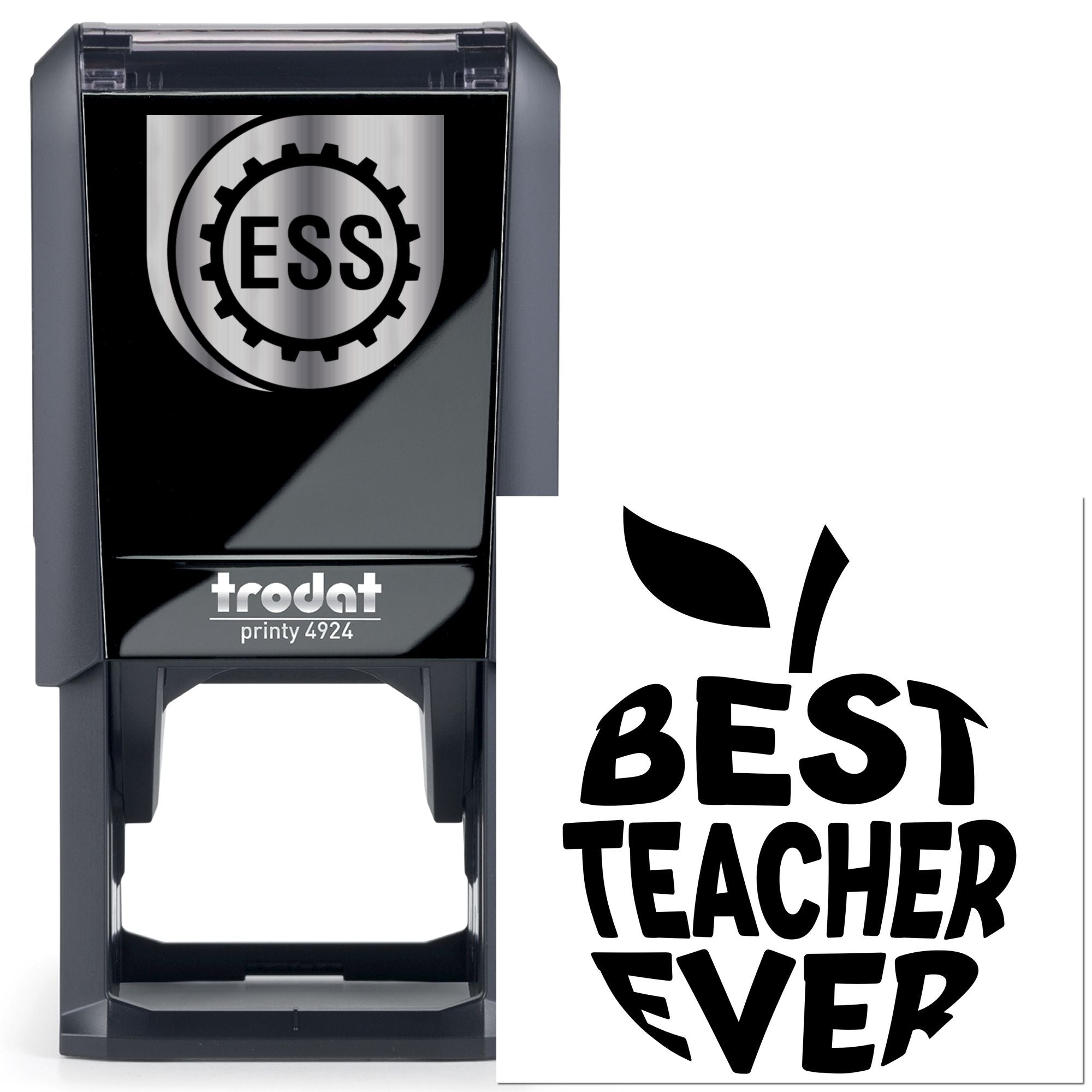 Self-Inking Best Teacher Crafting Stamp