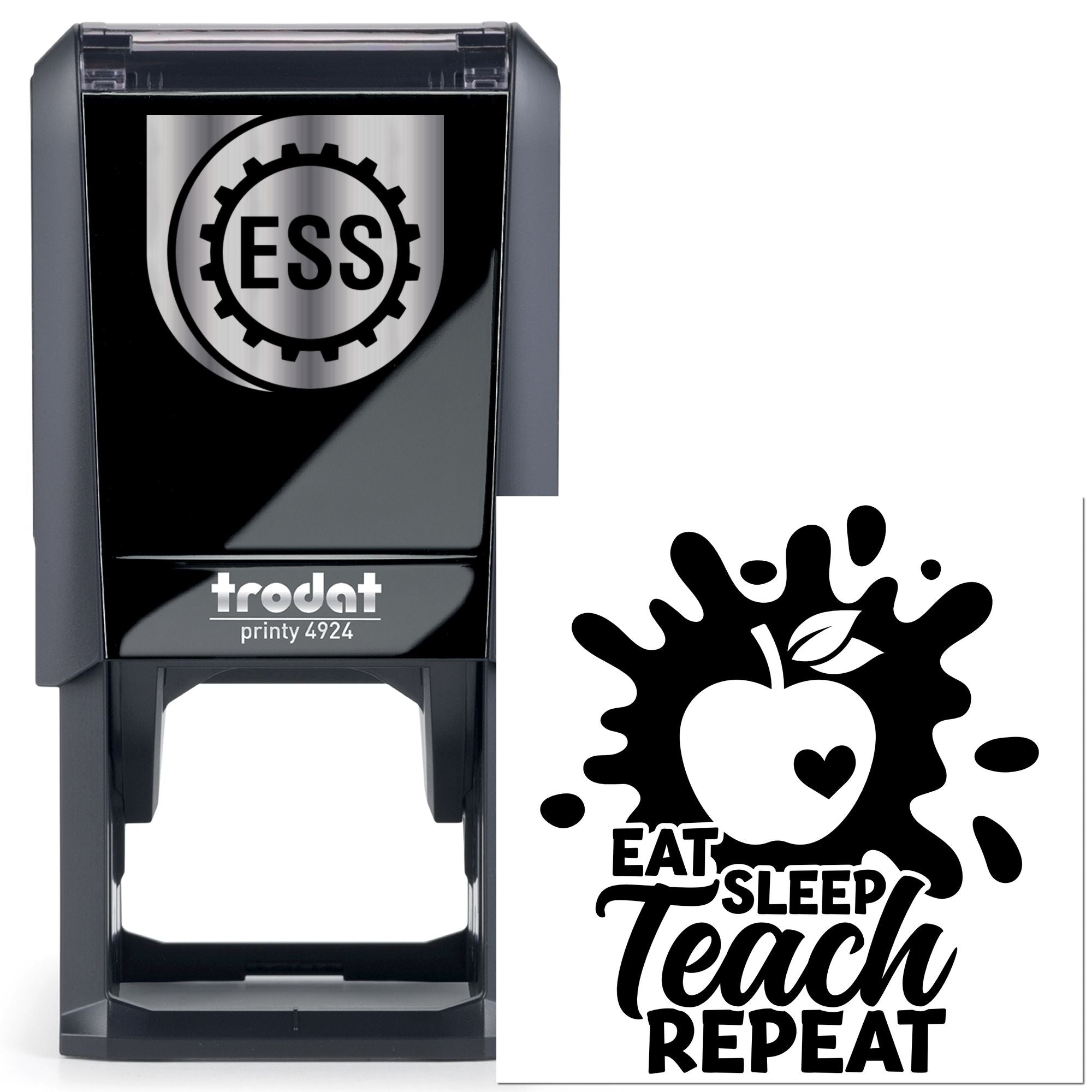 Self-Inking Teach Splash Handcraft Stamp