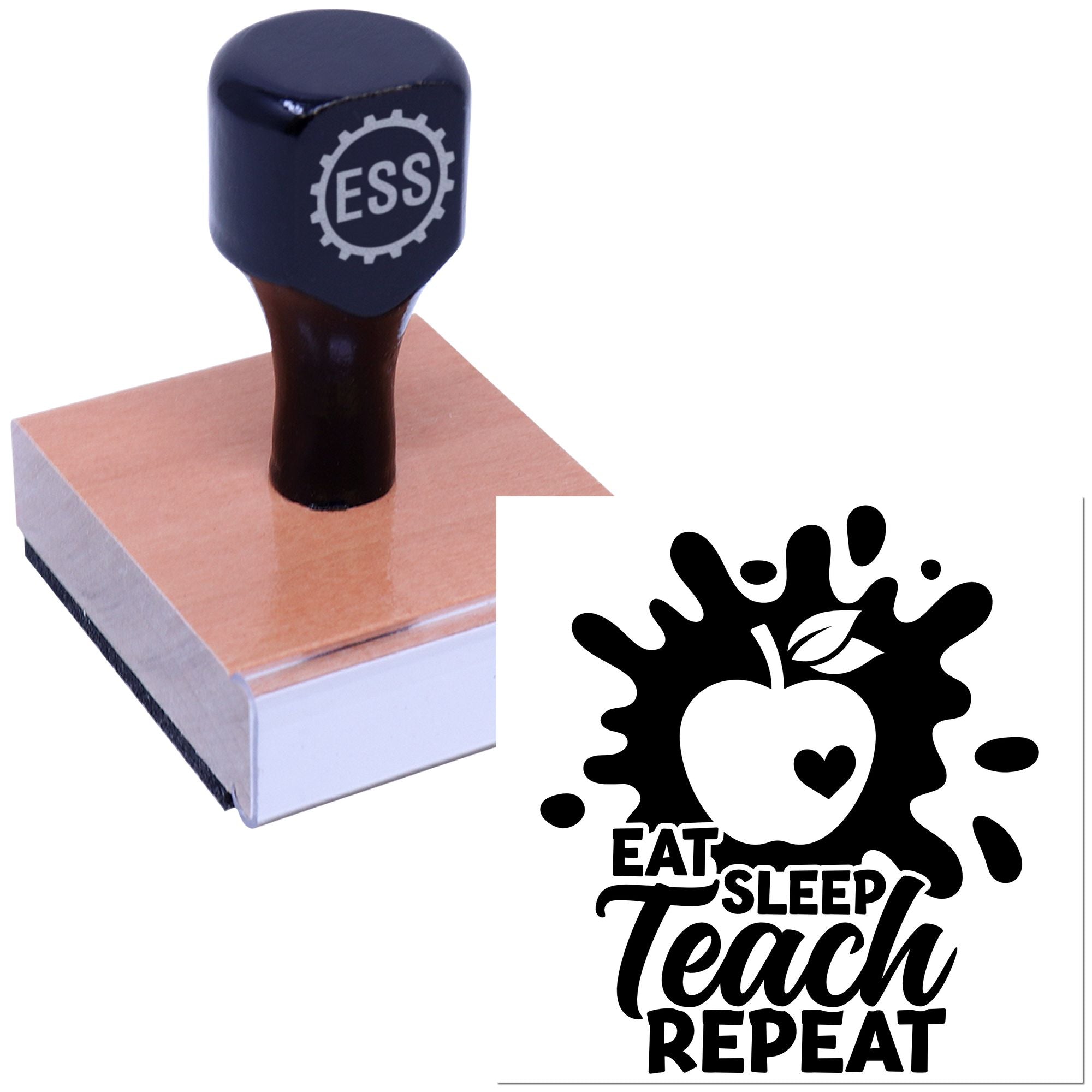 Endless Teaching Cycle Papercraft Rubber Stamp