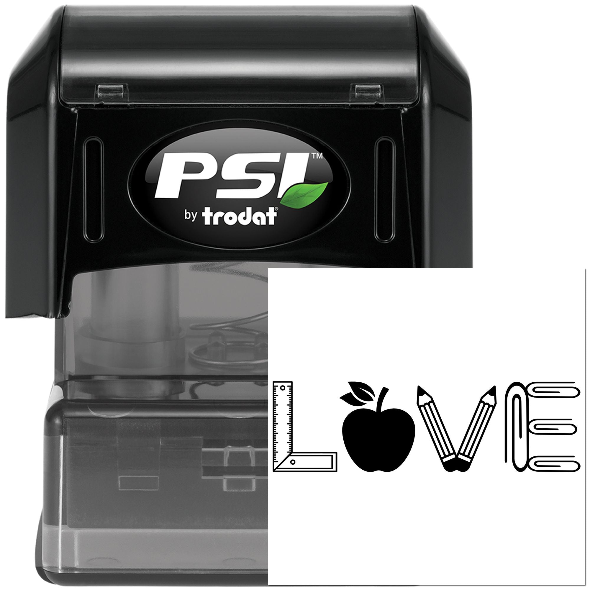 Pre-Inked Love Spelled Out Handcraft Stamp