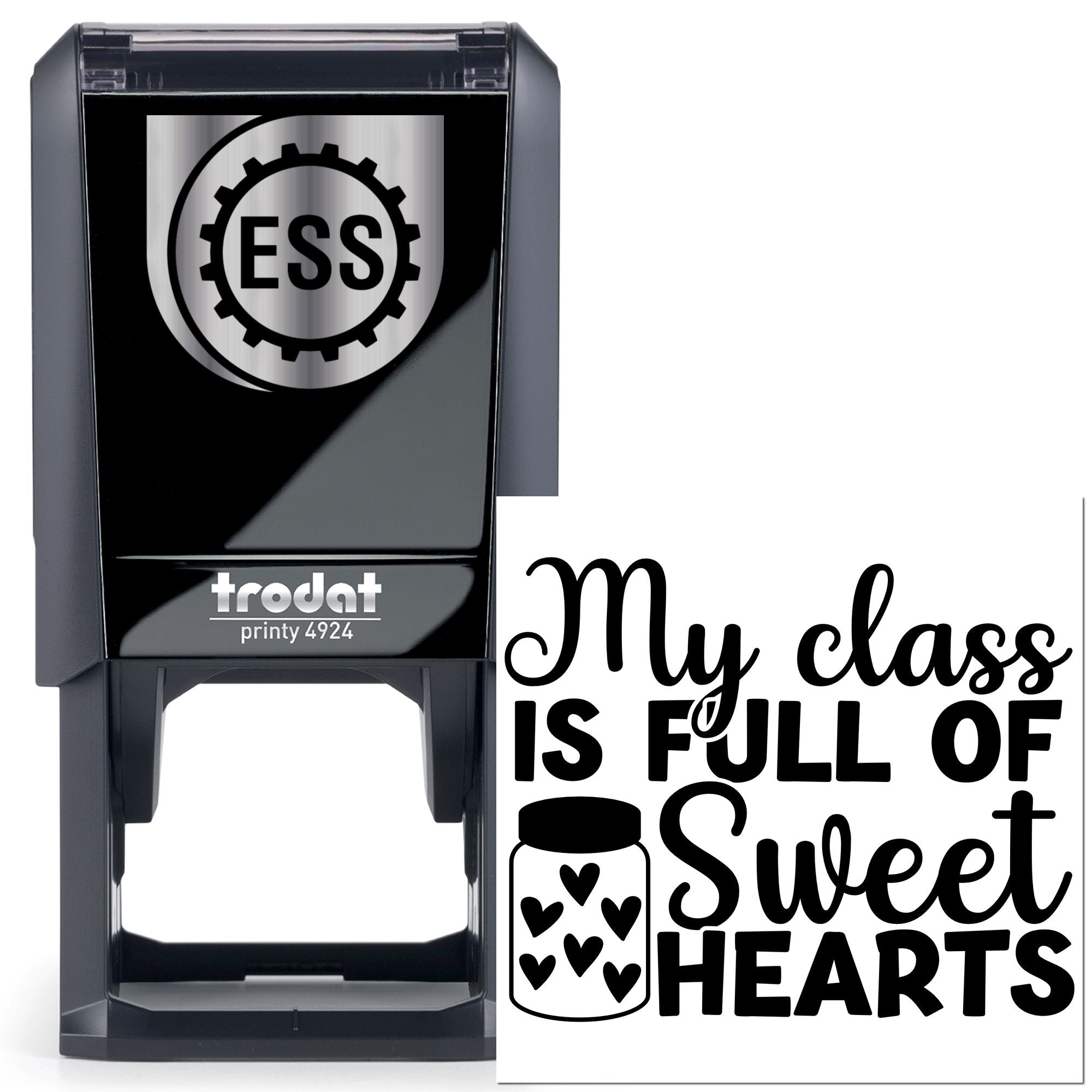 Self-Inking Sweet Hearts Greeting Card Stamp