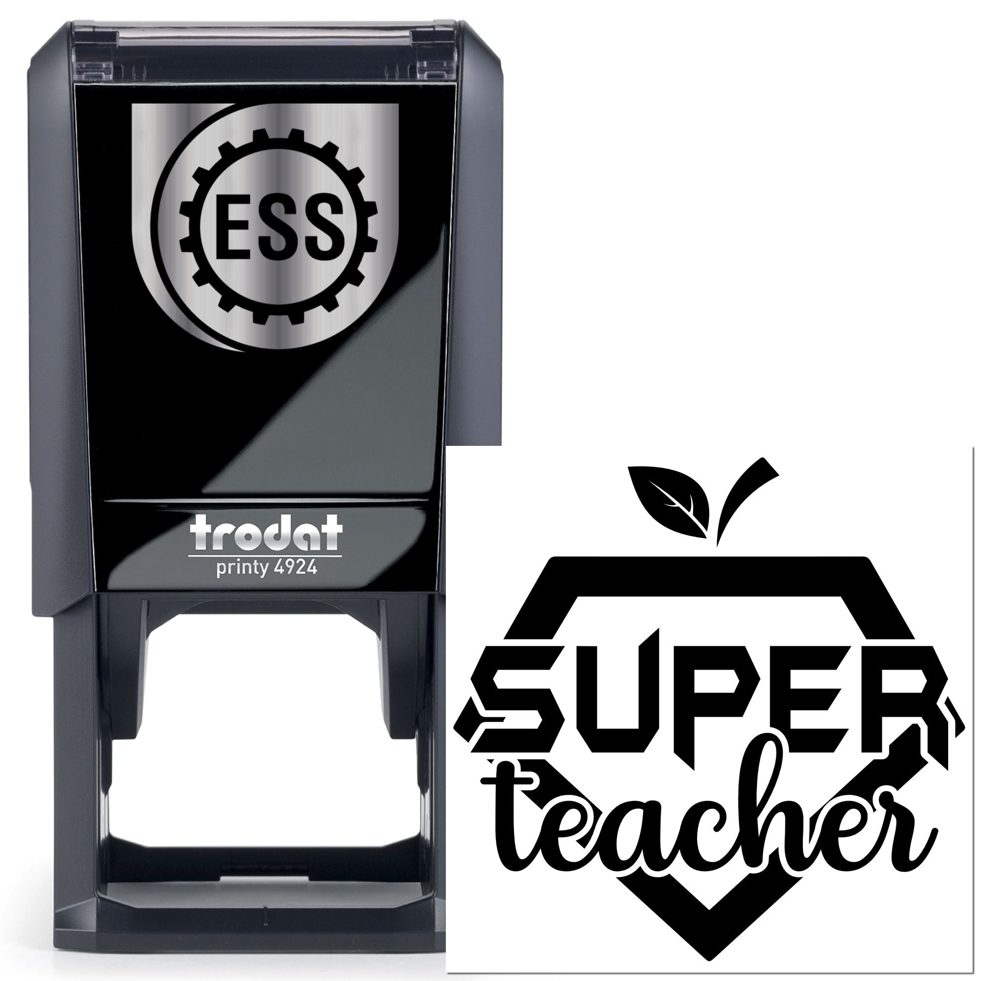 Self-Inking Super Teacher Tag Stamp