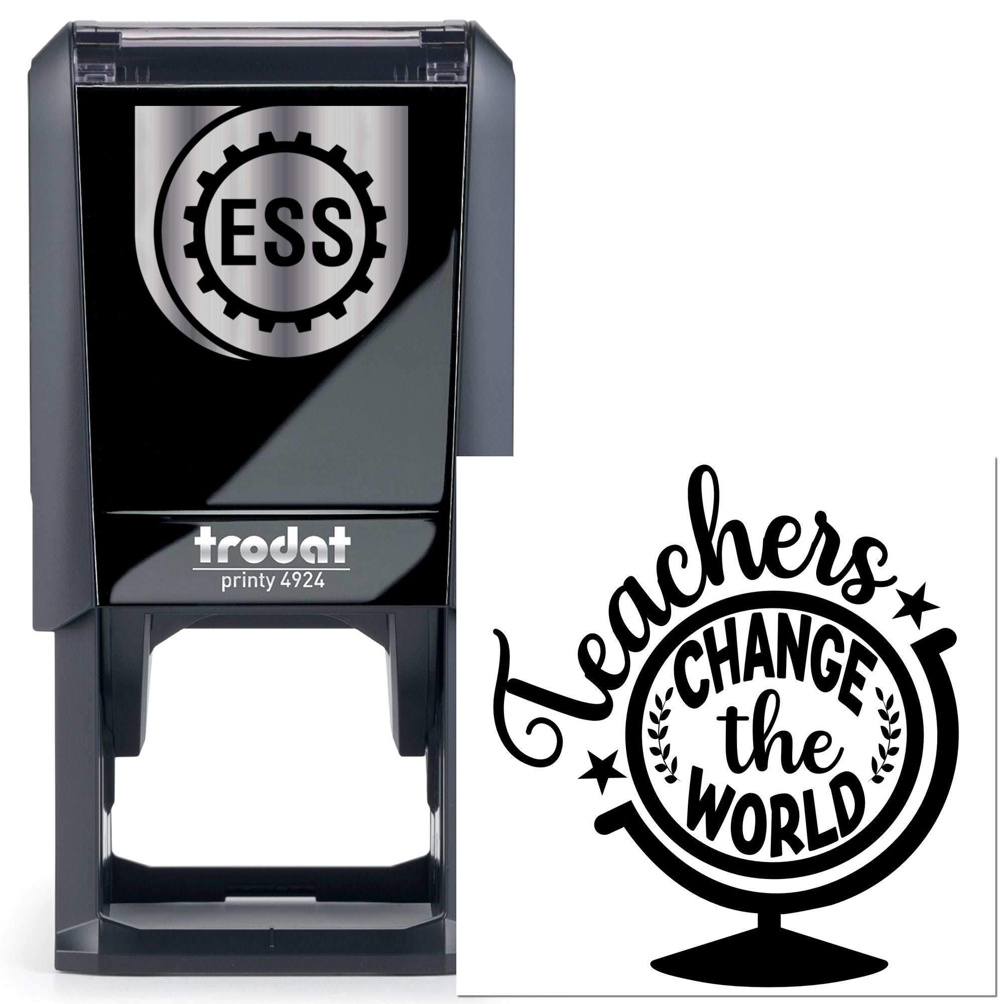 Self-Inking Global Leaders Card Stamp