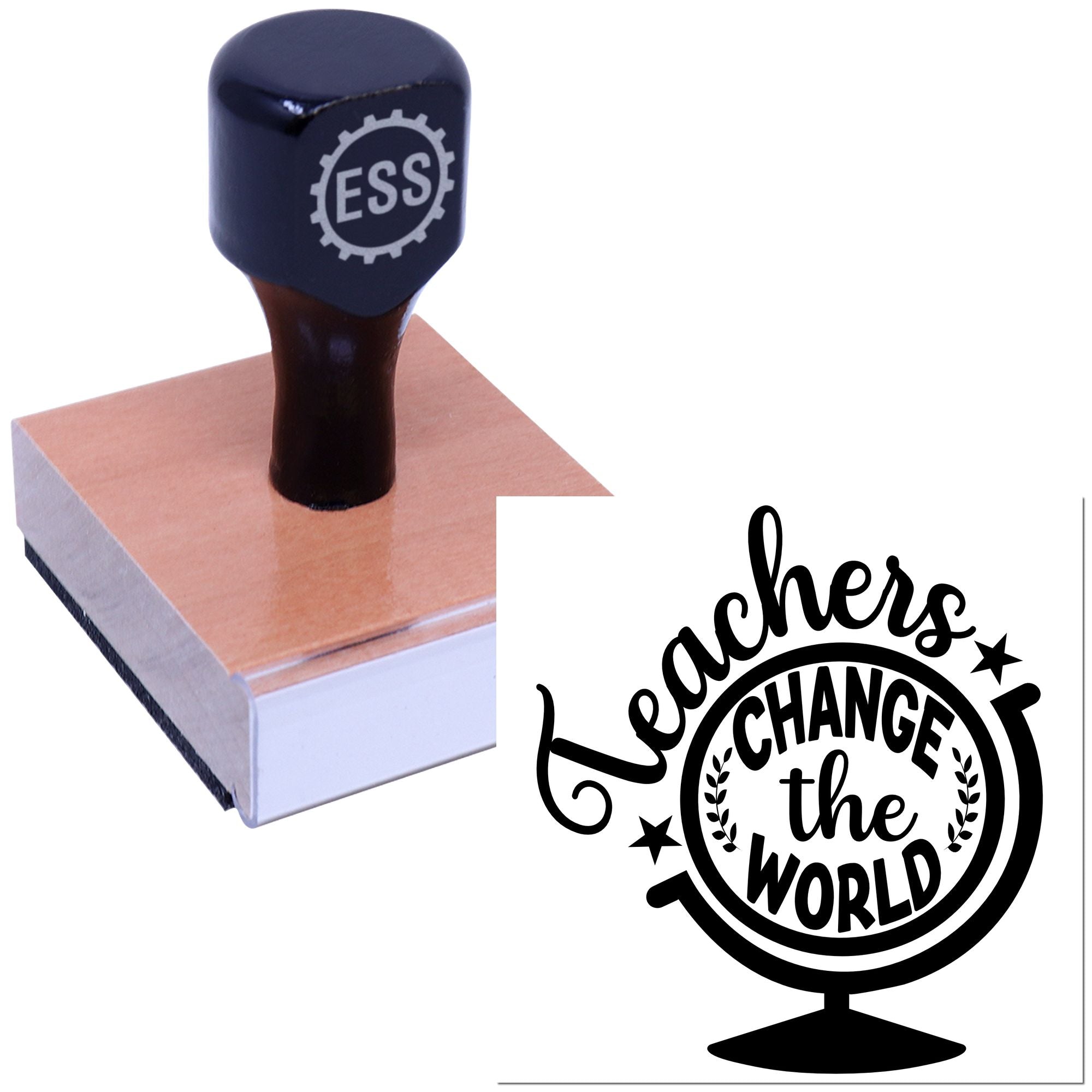 Global Educator Impact Card Making Rubber Stamp