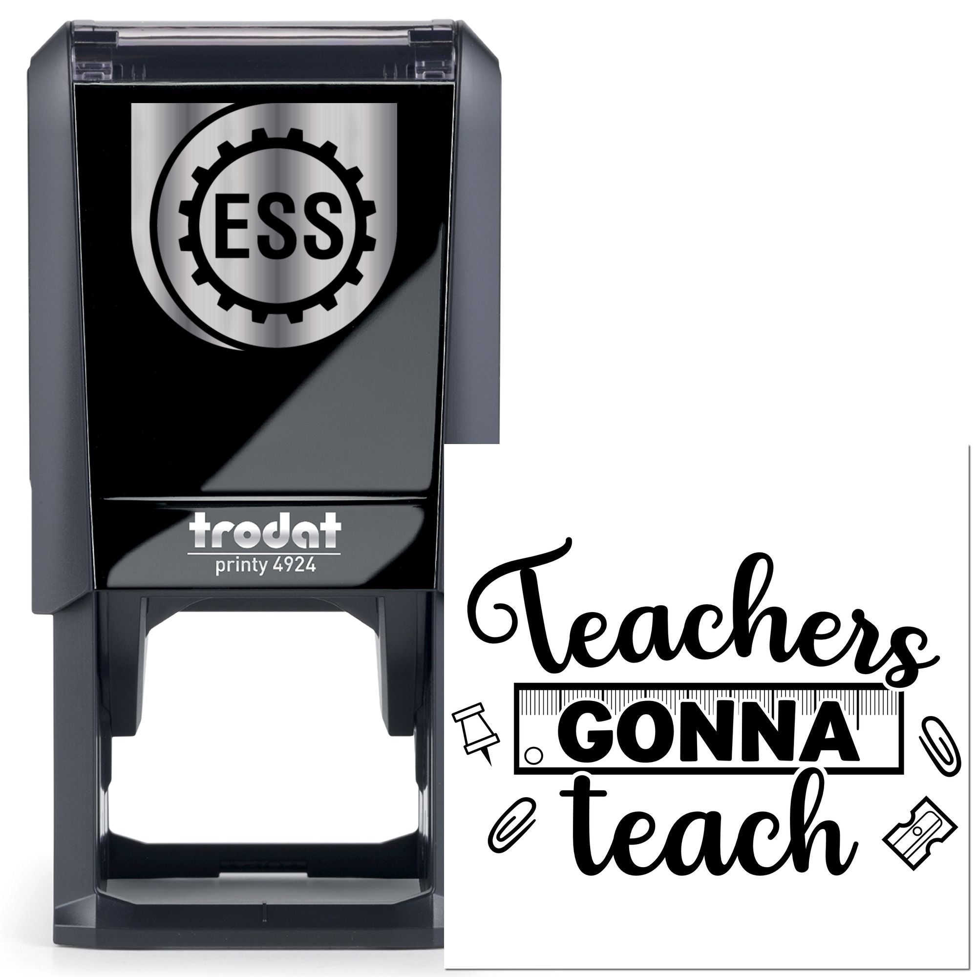 Self-Inking Teacher Pride Card Making Stamp