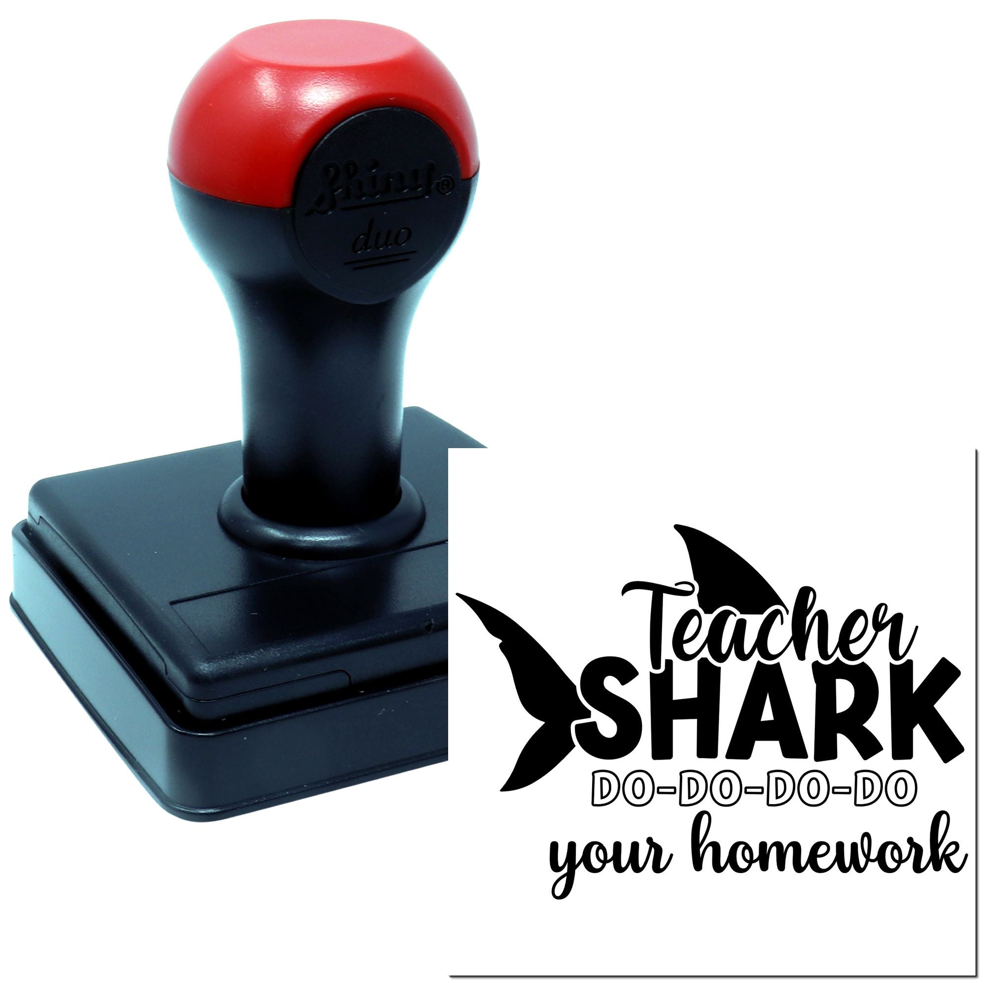 Duo Teacher Shark Do-Do Homework Reminder Hand Stamp