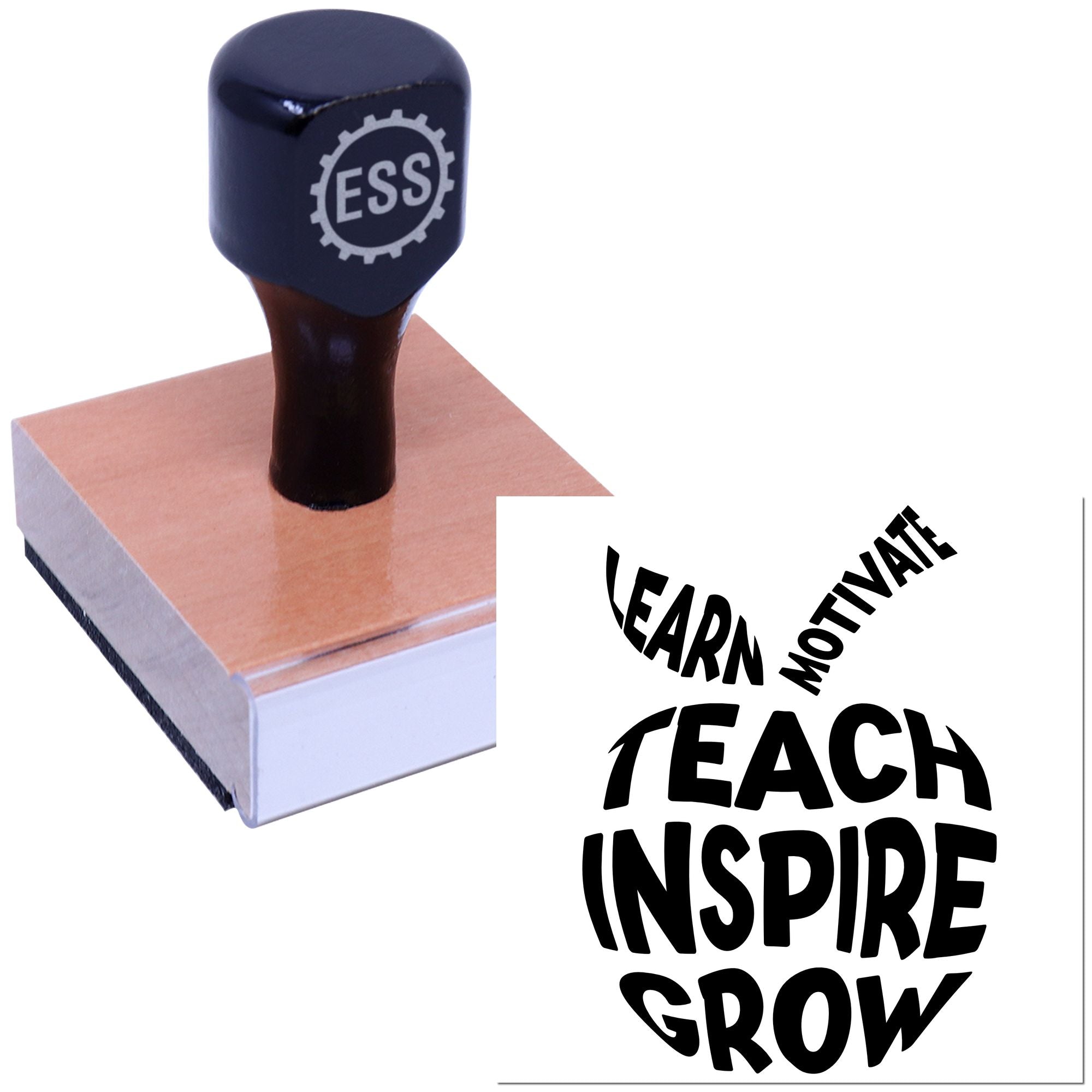 Apple Of Knowledge Journaling Rubber Stamp