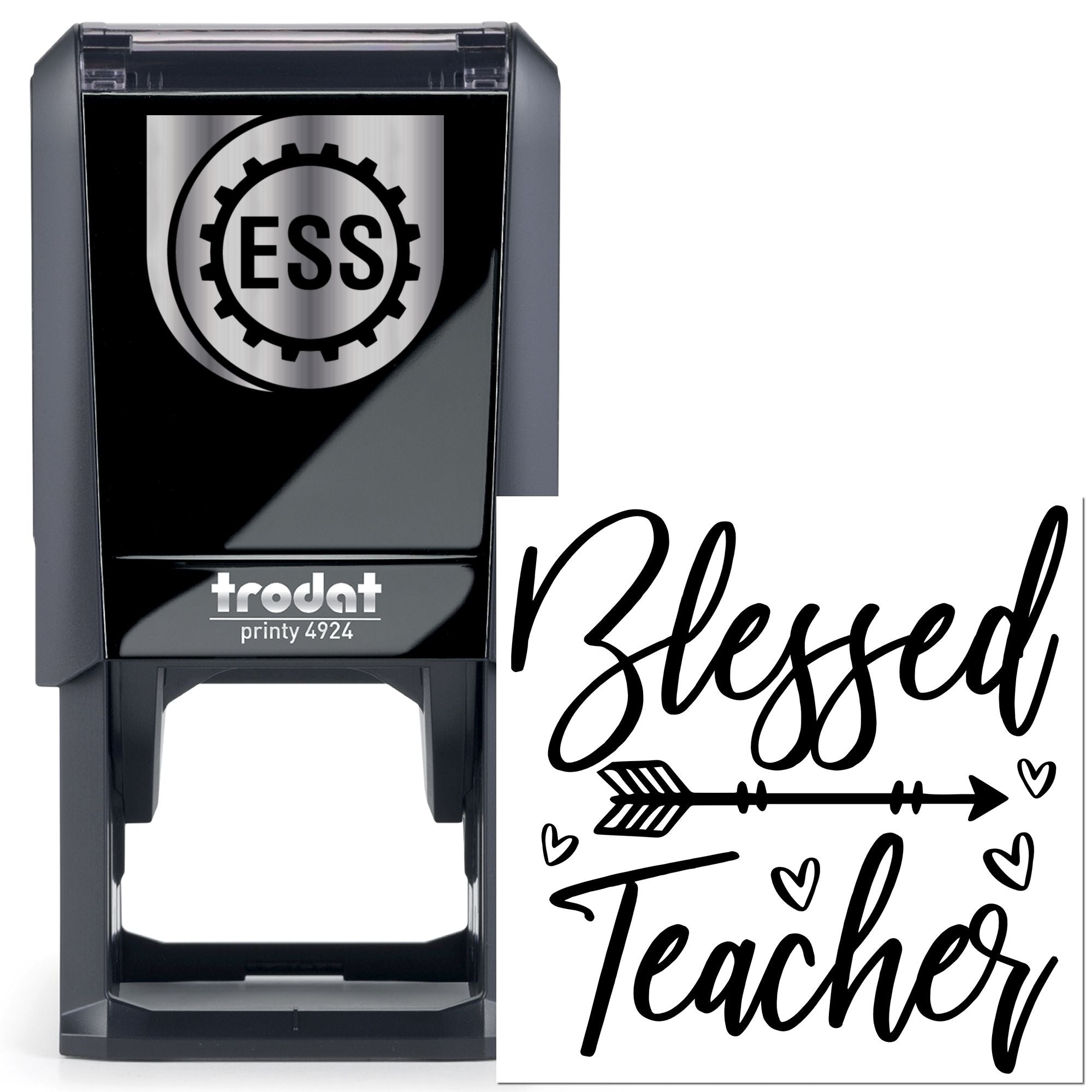 Self-Inking Stressed Teacher Craft Stamp