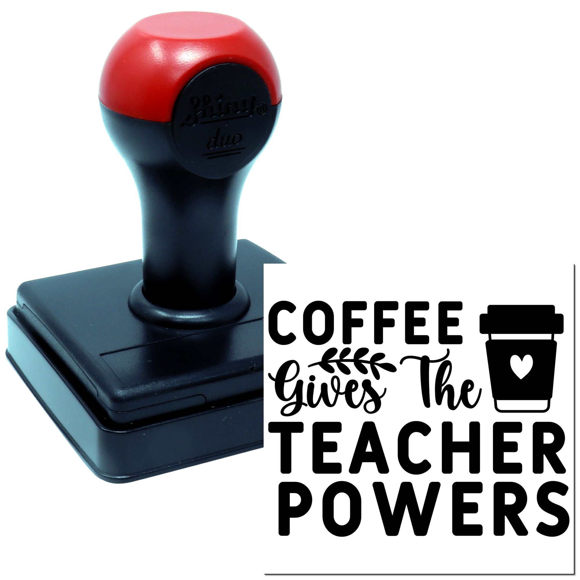 Duo Coffee Grants Teachers Superpower Daily Hand Stamp
