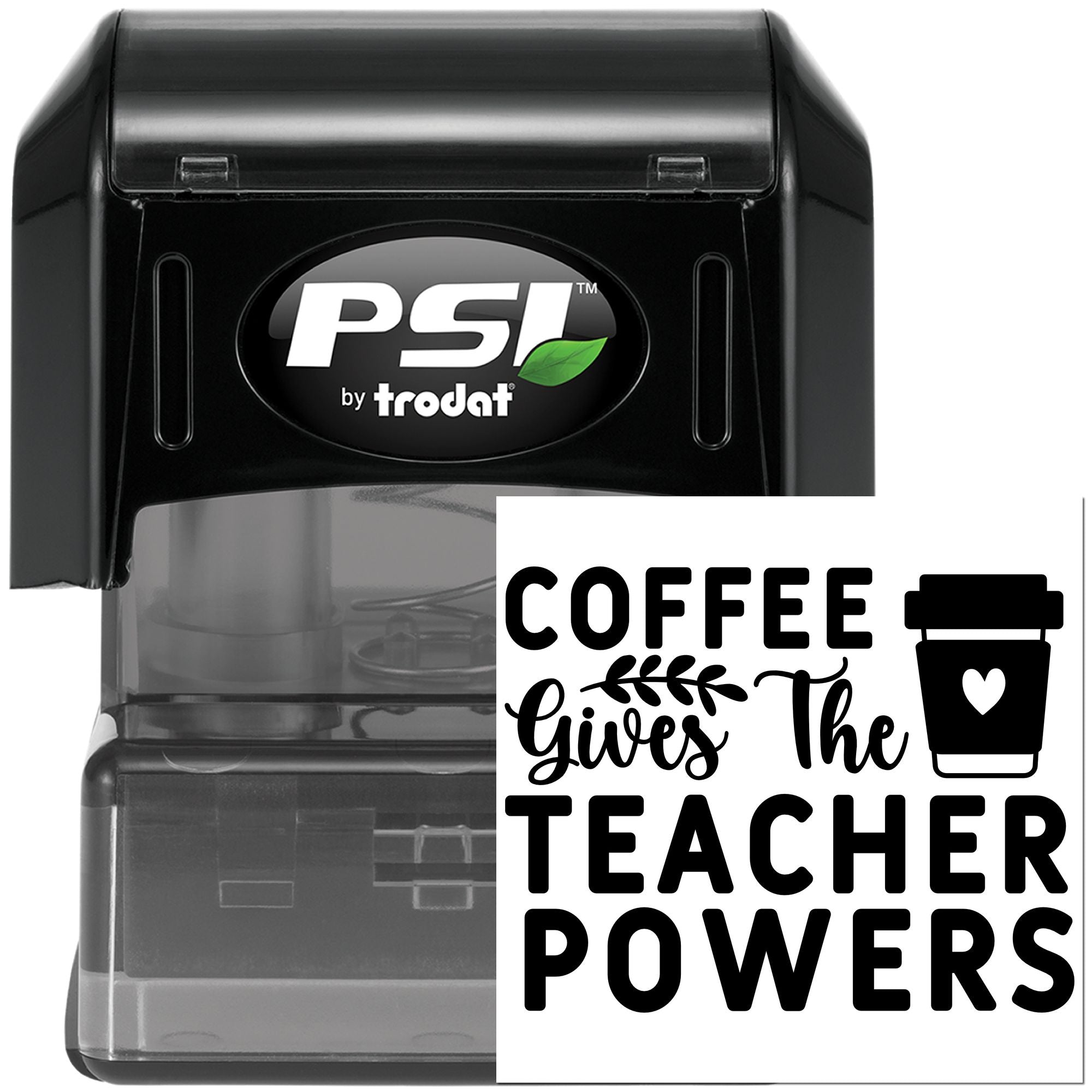 Pre-Inked Coffee Gives Power Card Stamp