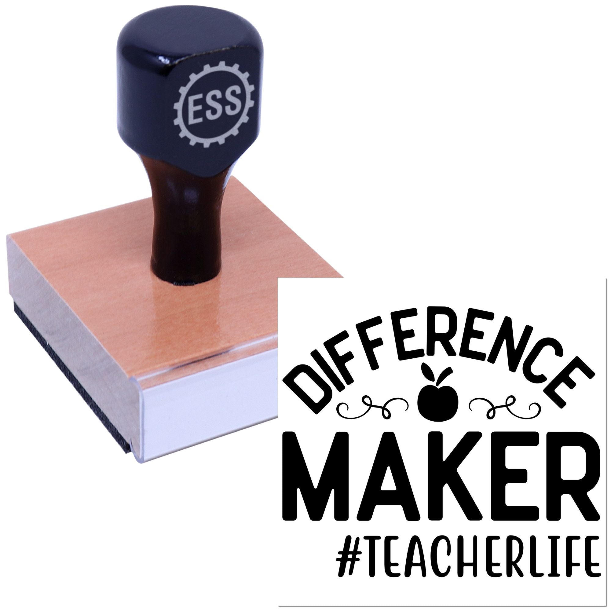 Inspiring Teacher Pride Paper Goods Rubber Stamp