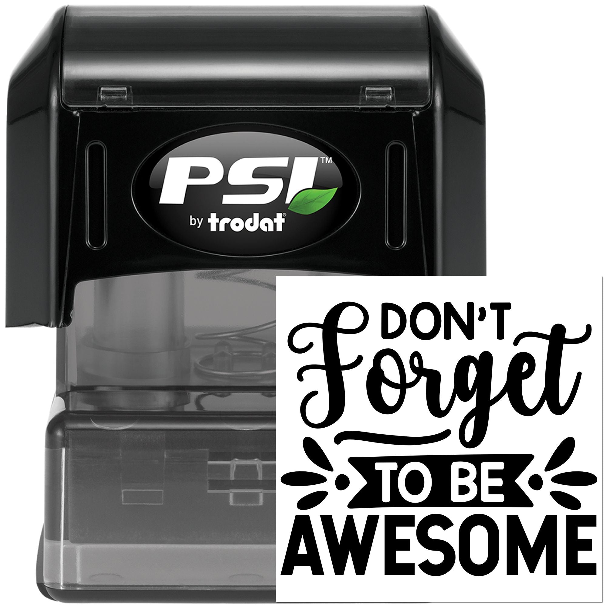 Pre-Inked Be Awesome Always Cardmaking Stamp