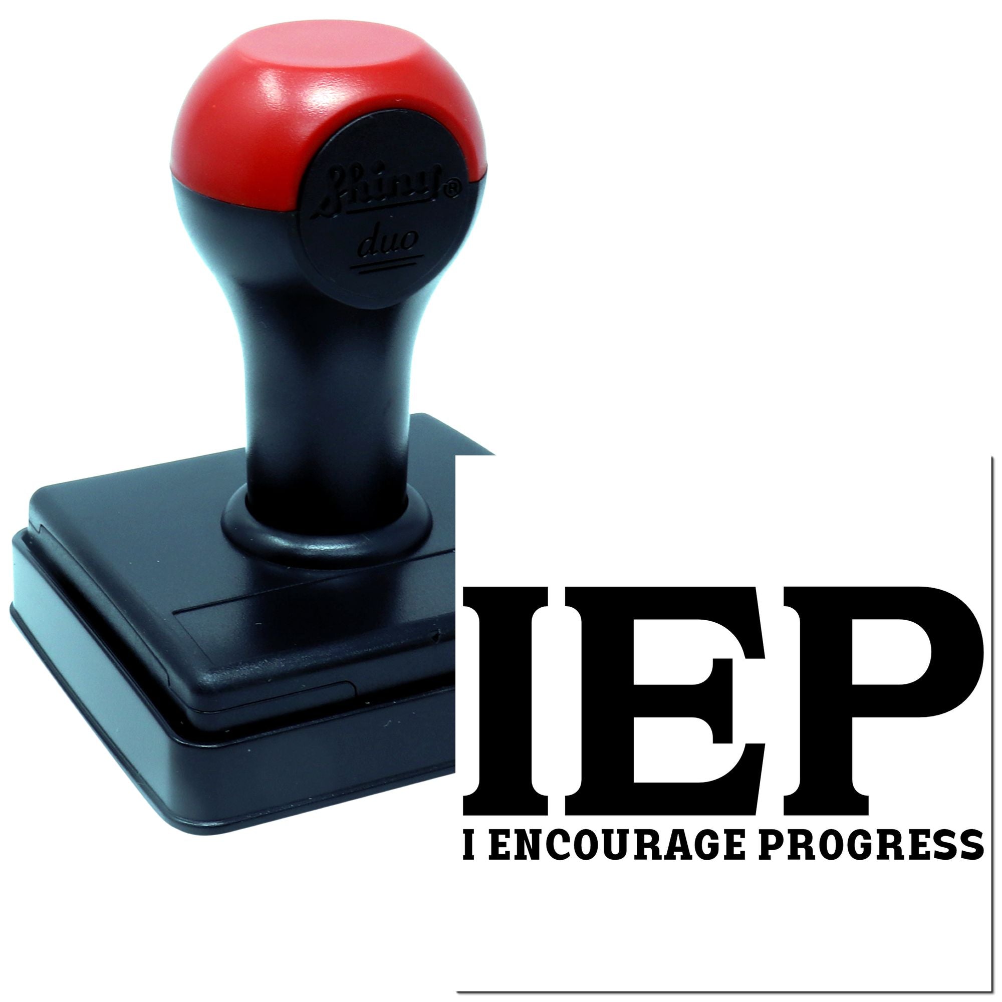 Duo Bold Iep Encouraging Student Progress Hand Stamp