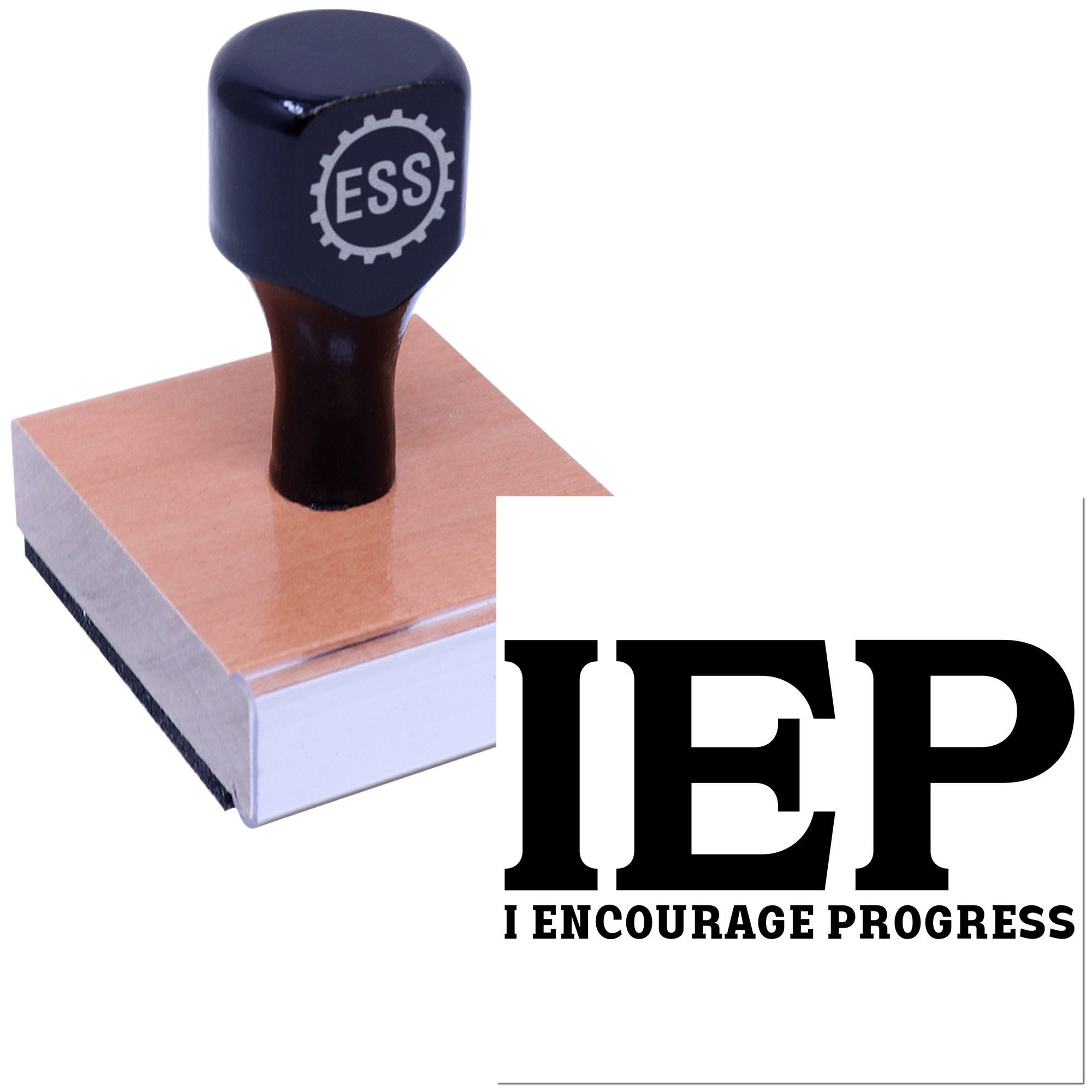 Empower Progress Initiative Tag Rubber Stamp