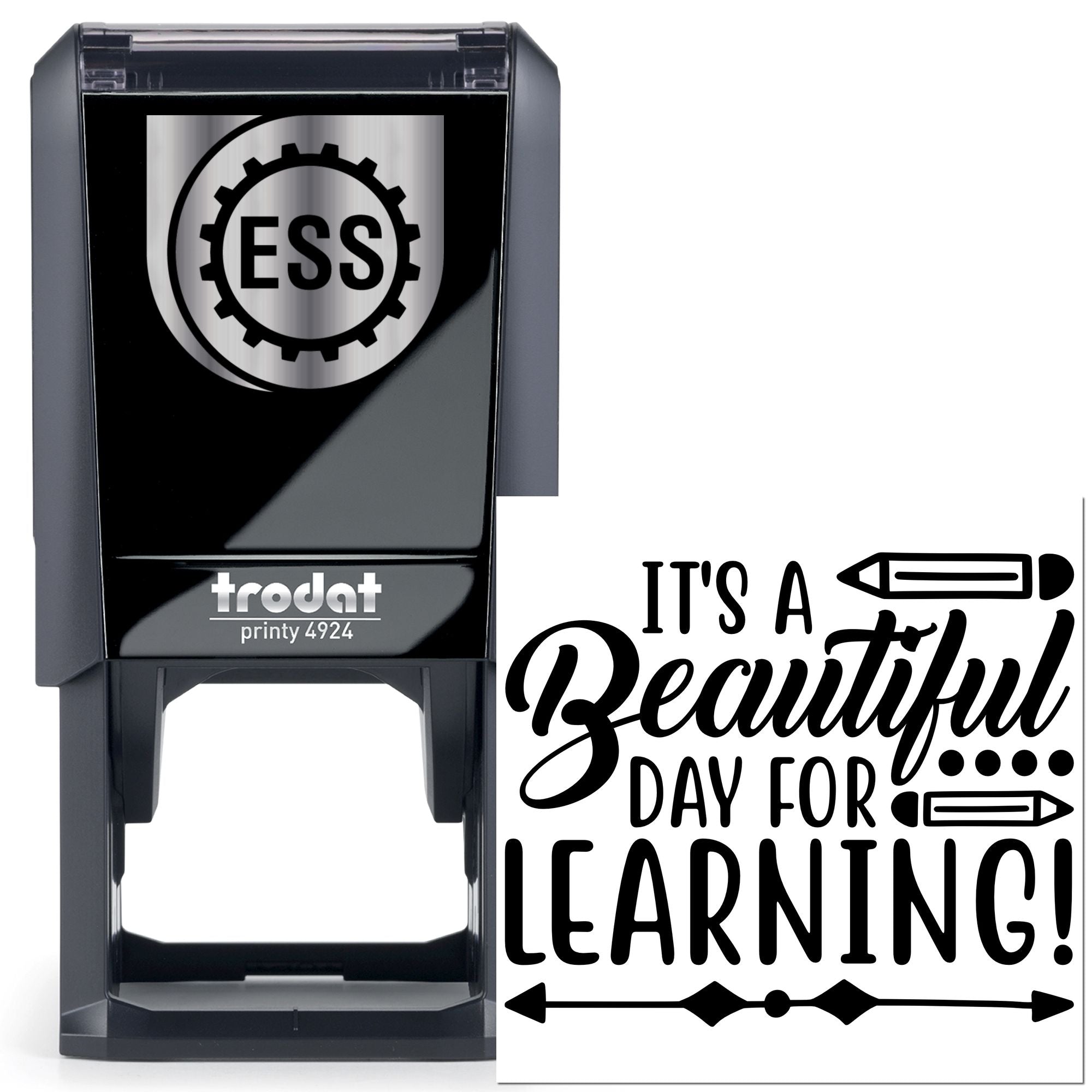 Self-Inking Beautiful Learning Party Favor Stamp