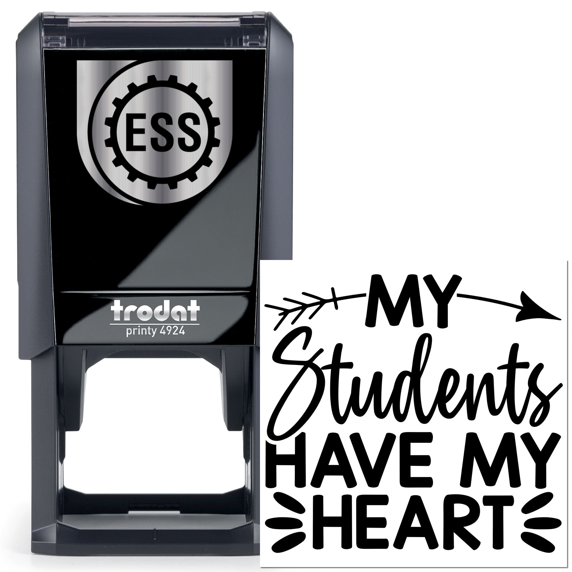 Self-Inking Teacher Love Paper Craft Stamp