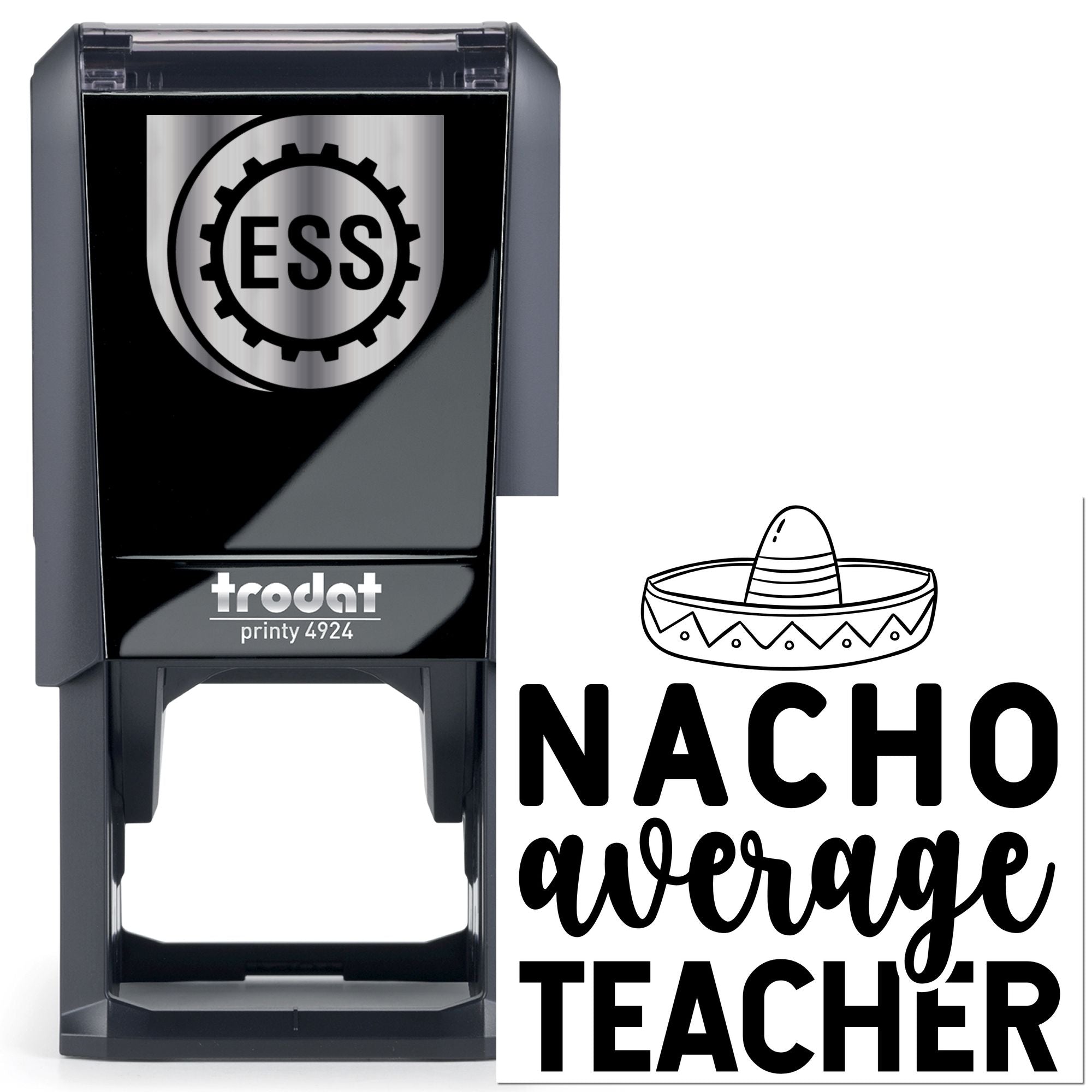 Self-Inking Nacho Average Handcraft Stamp