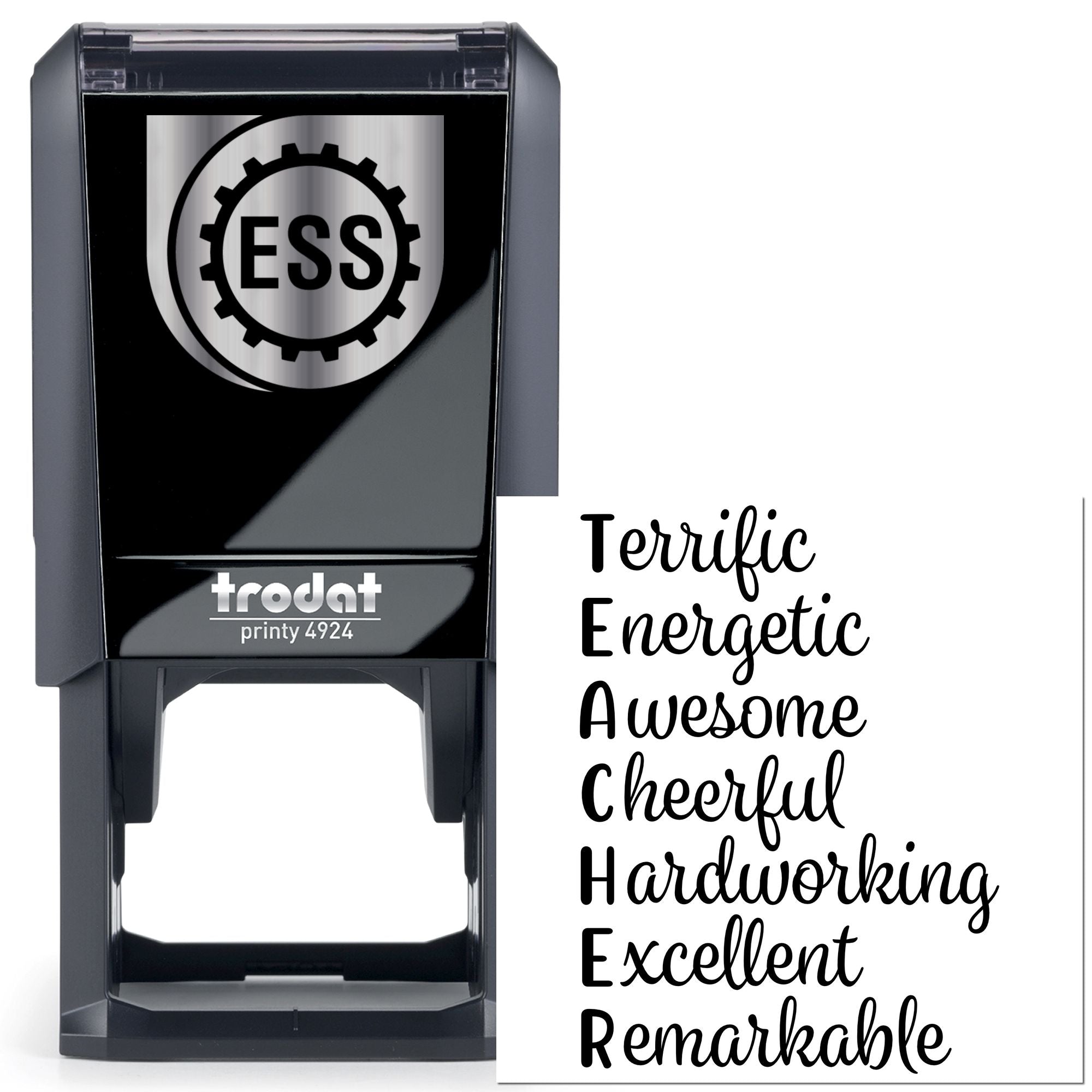 Self-Inking Positive Words Papercraft Stamp