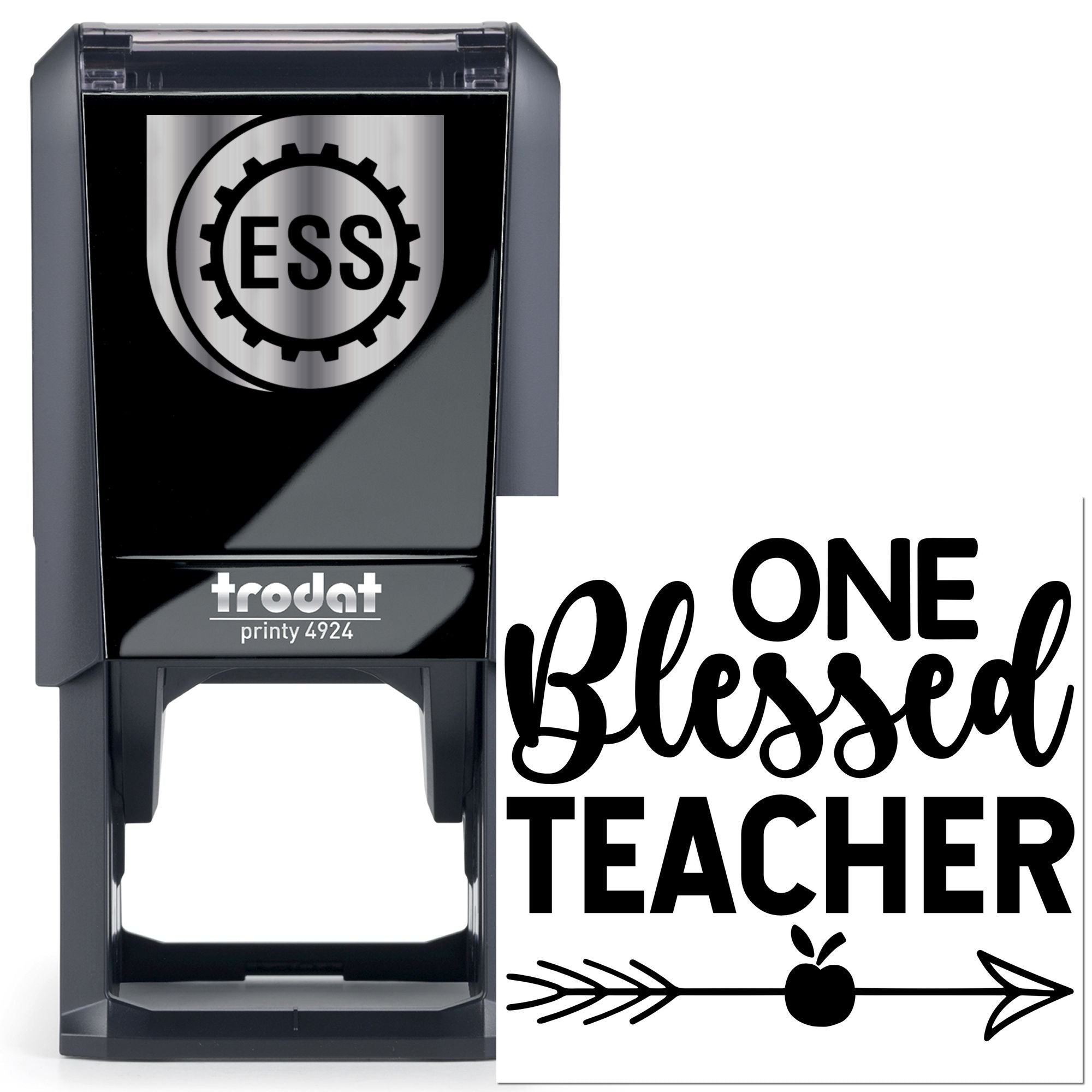 Self-Inking Blessed Teacher Journaling Stamp