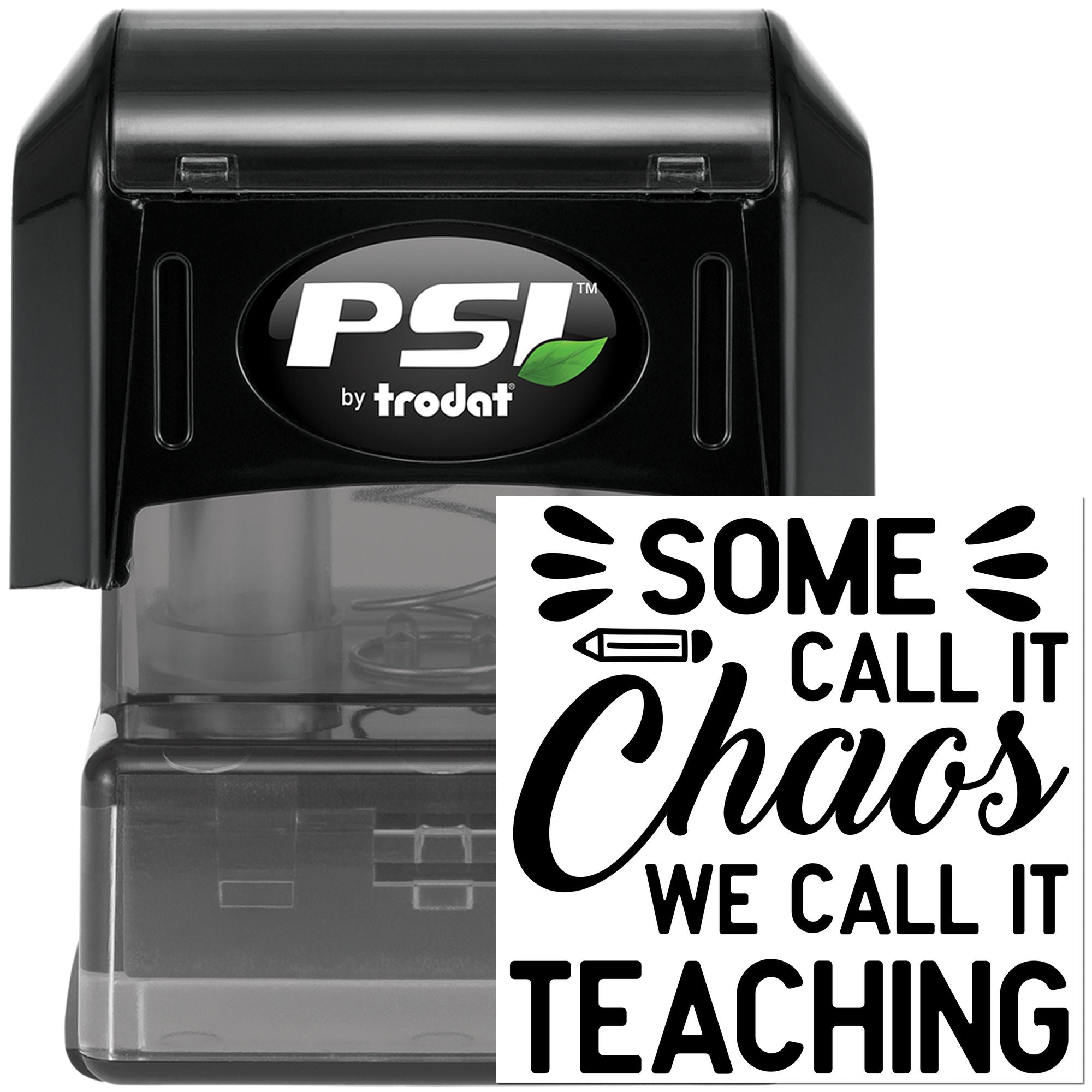 Pre-Inked Call It Chaos Journaling Stamp