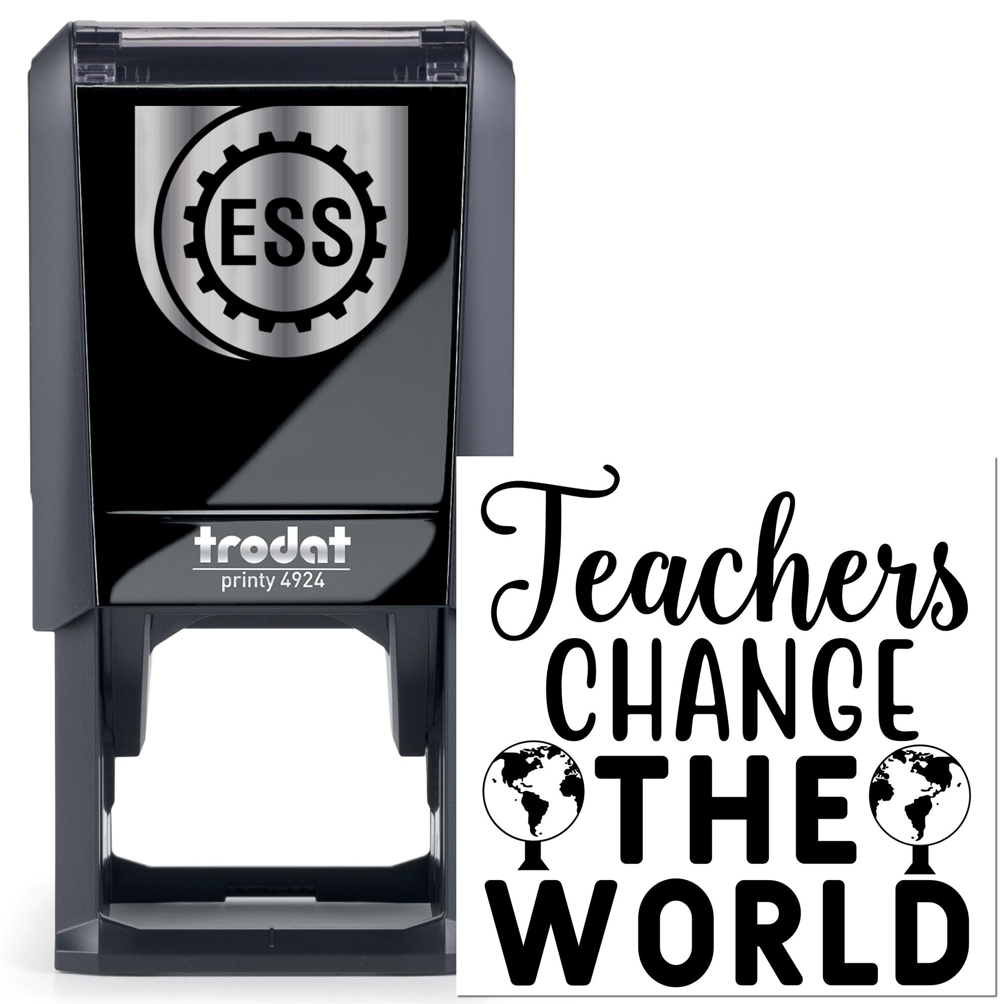 Self-Inking World Changers Mini Card Stamp