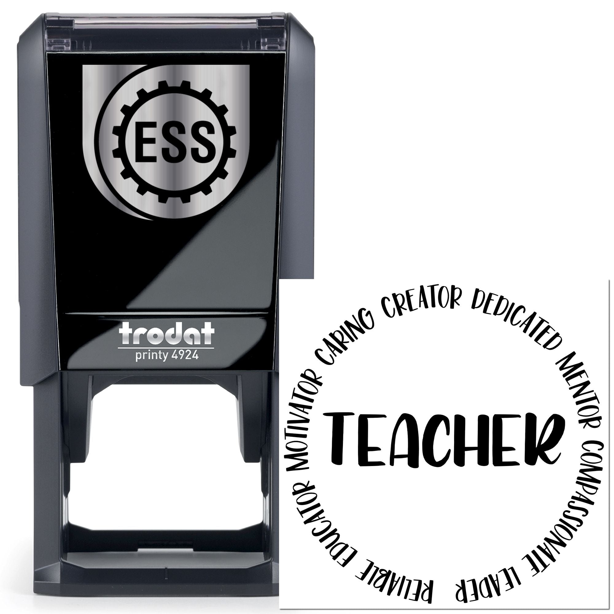 Self-Inking Dedicated Teacher Scrapbooking Stamp