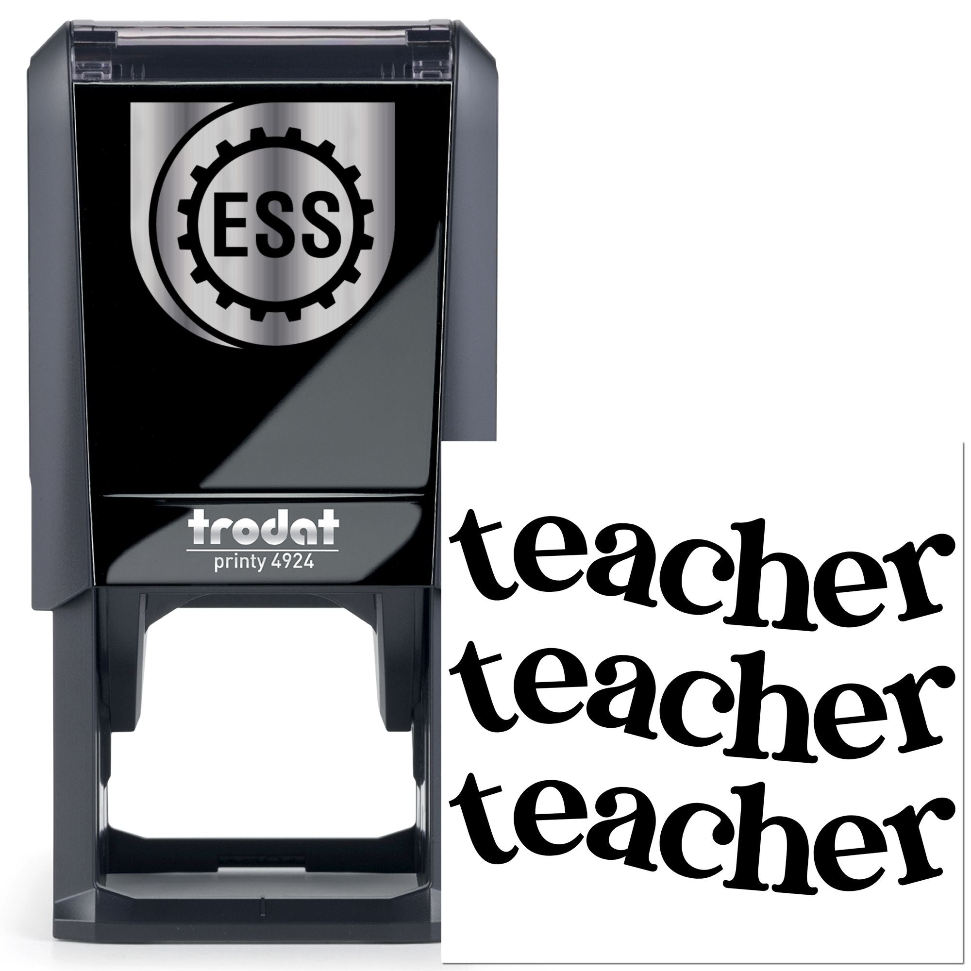 Self-Inking Teacher Trio Paper Craft Stamp