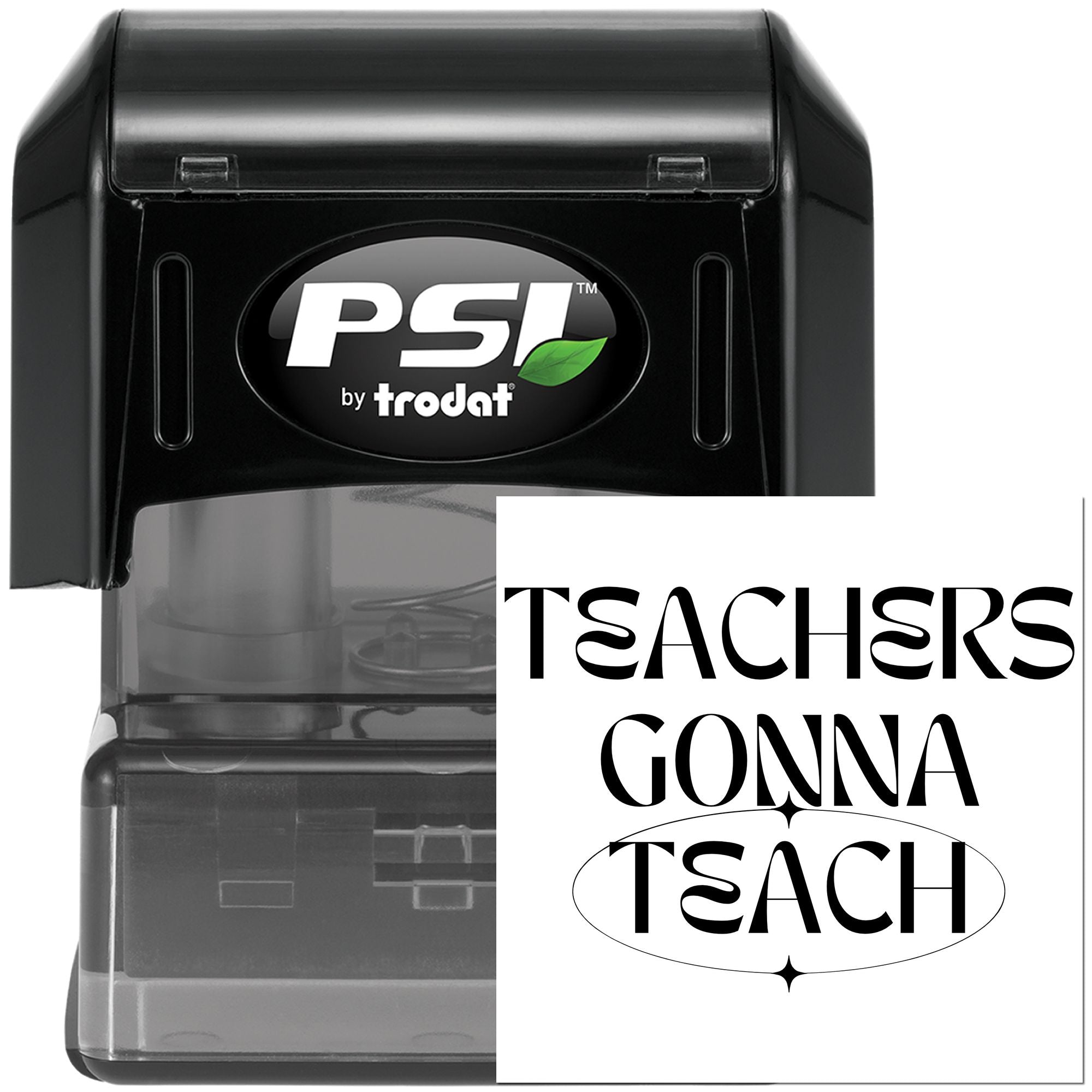 Pre-Inked Teachers Gonna Teach Papercraft Stamp