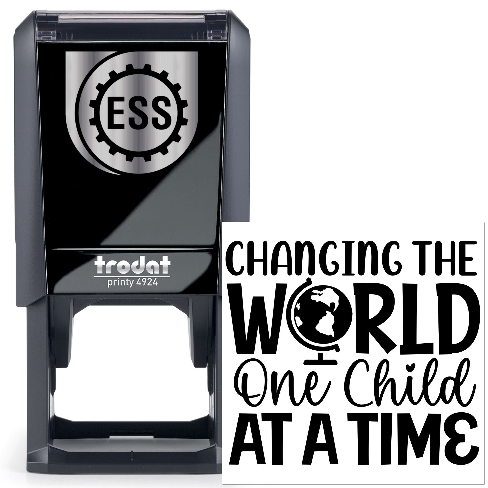 Self-Inking World Changer Postcard Stamp