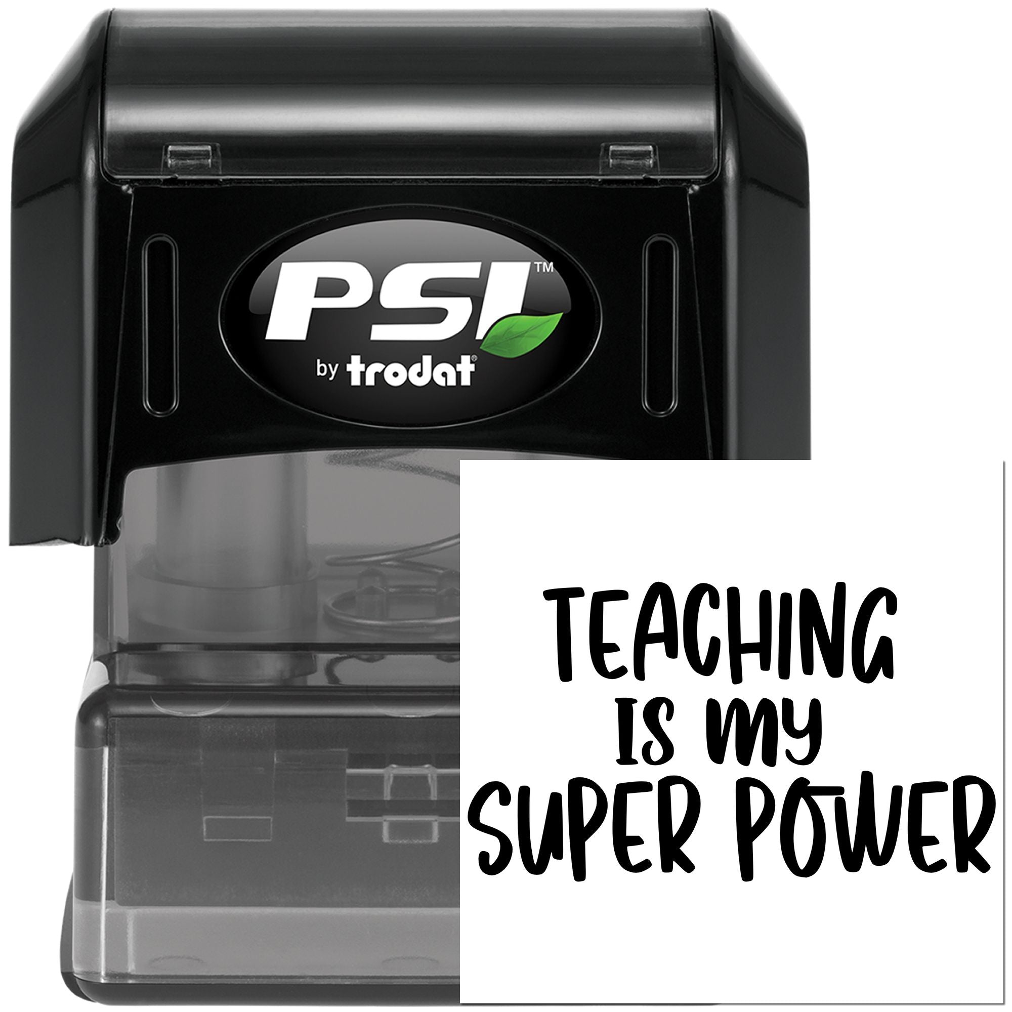 Pre-Inked Teaching Super Power Mini Card Stamp