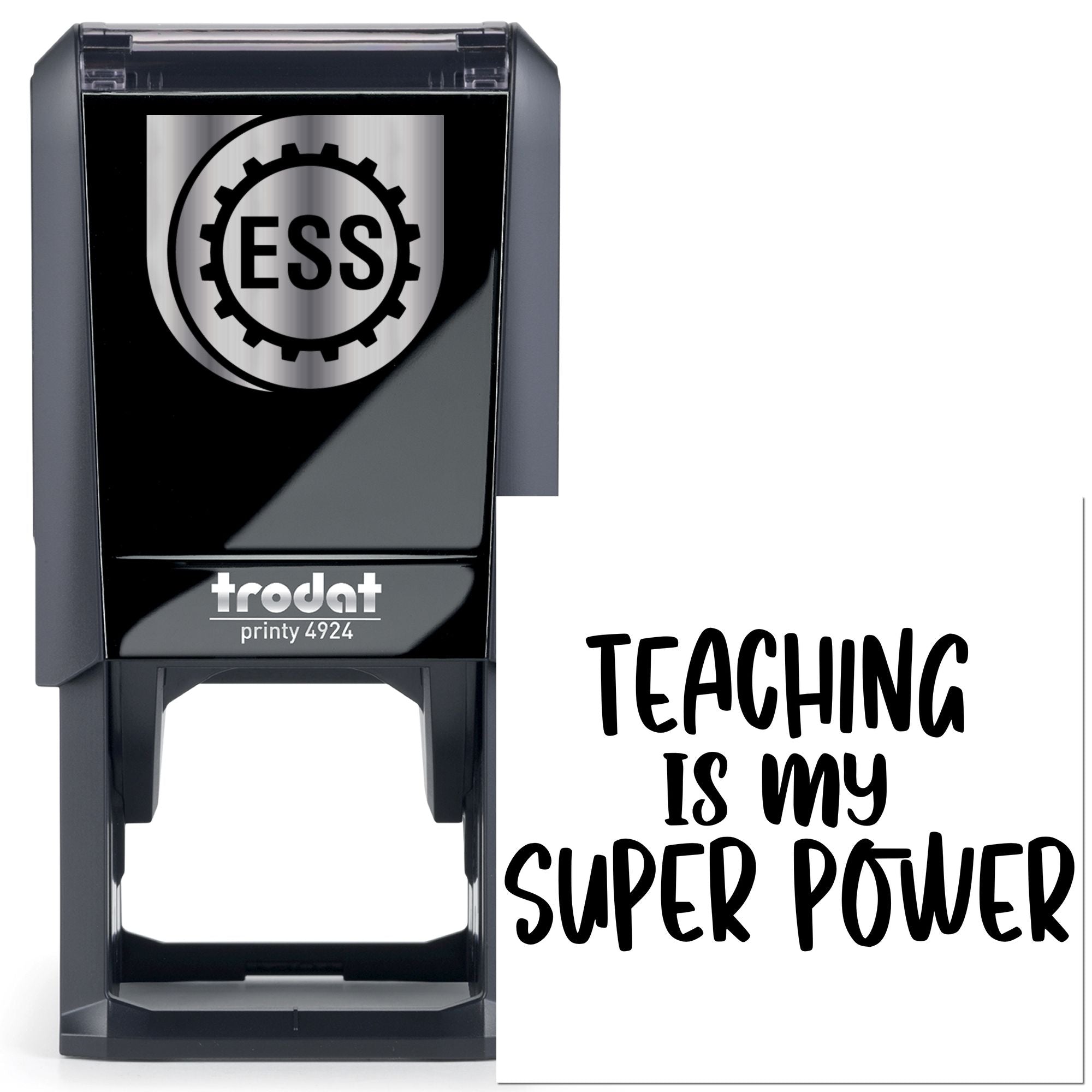 Self-Inking Super Teacher Tag Stamp