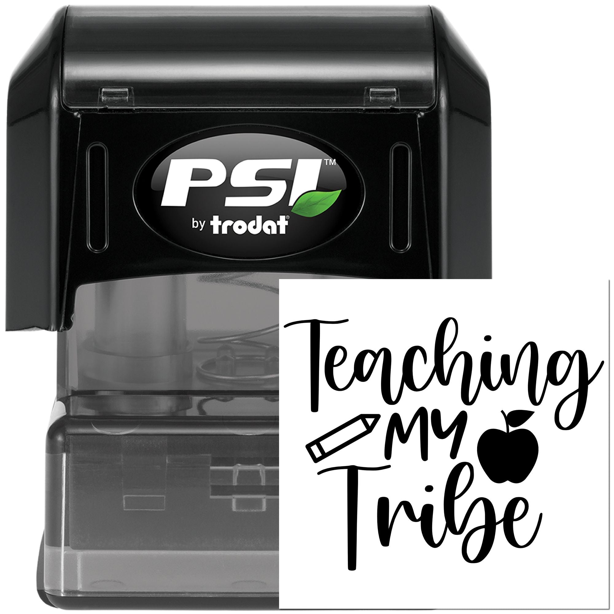 Pre-Inked Teaching My Tribe Postcard Stamp