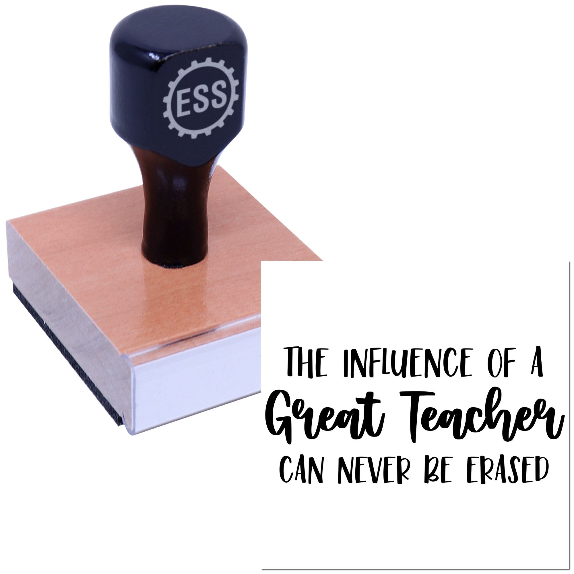 Enduring Teacher Influence Crafting Rubber Stamp