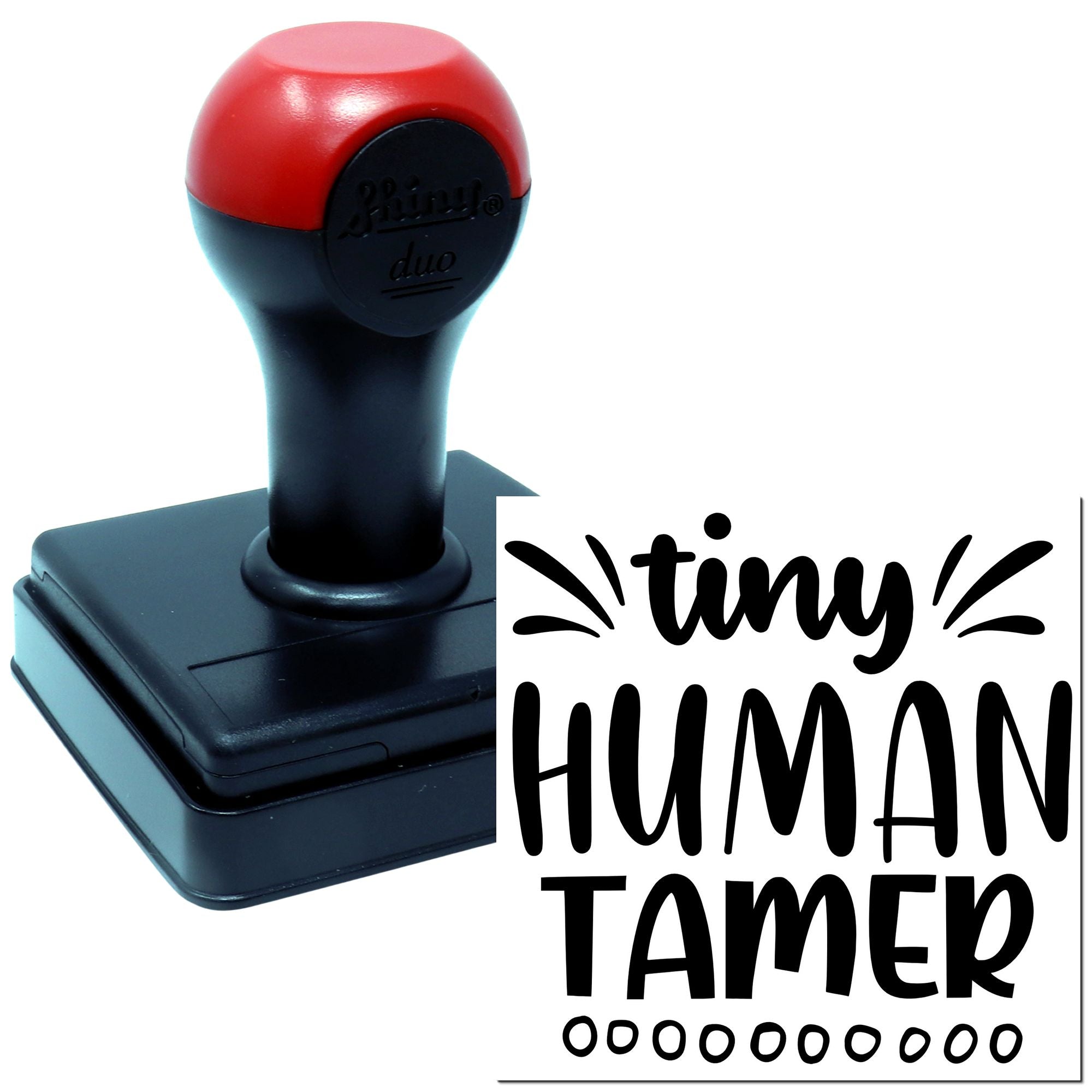 Duo Tiny Human Tamer Little Boss Hand Stamp