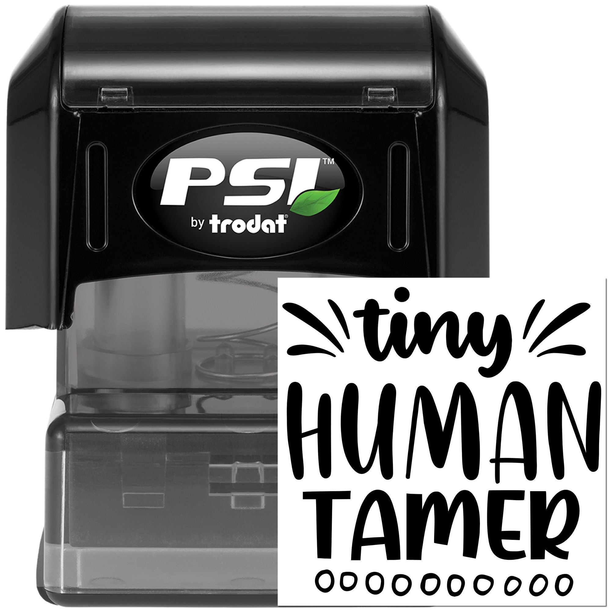 Pre-Inked Tiny Human Timer Scrapbooking Stamp