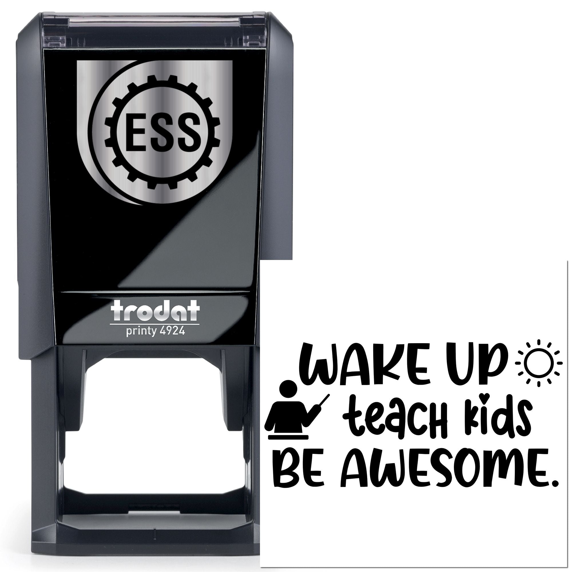 Self-Inking Motivational Poster Papercraft Stamp