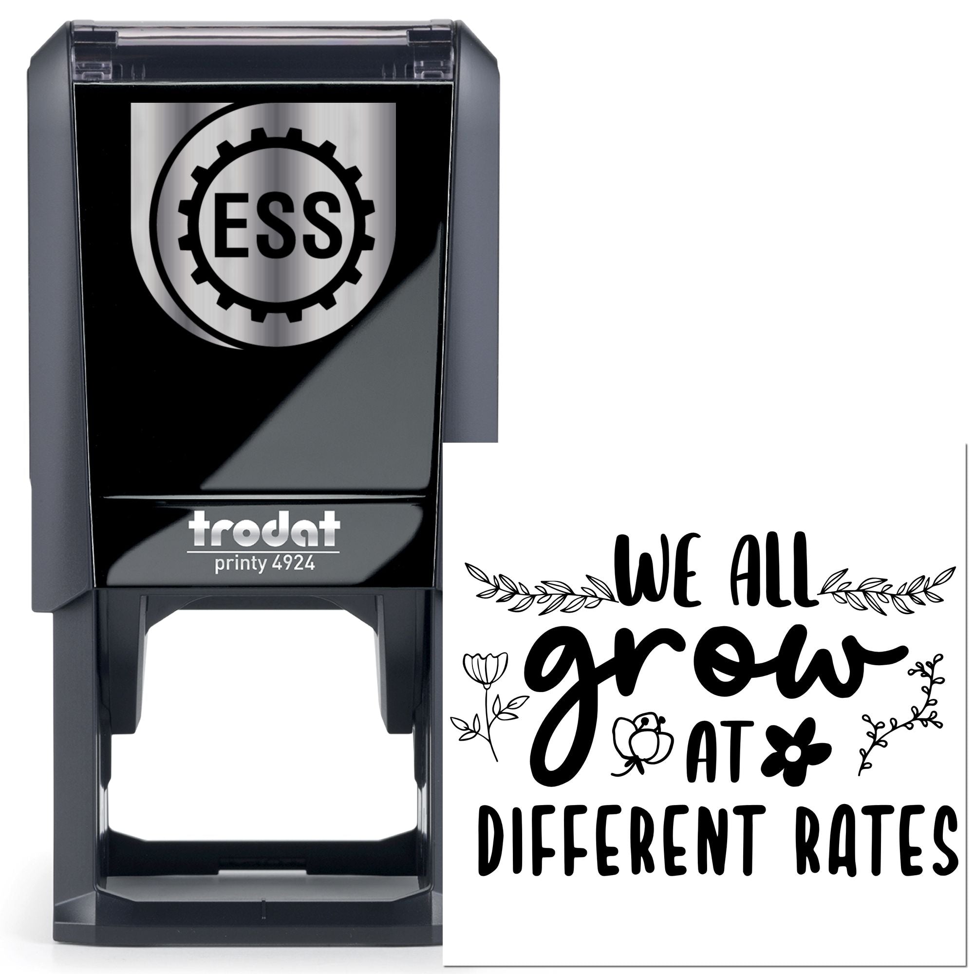 Self-Inking Growth Differences Paper Craft Stamp