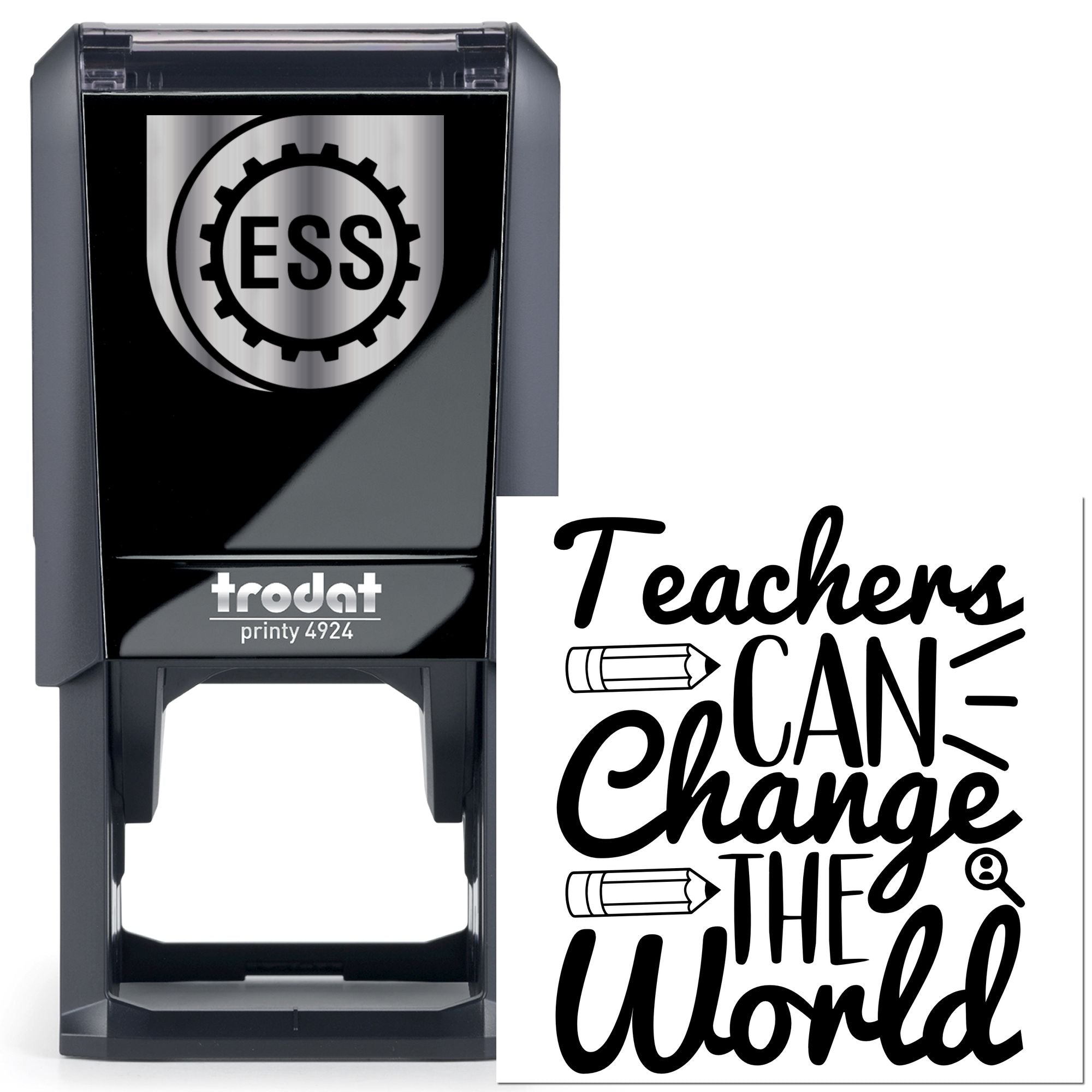 Self-Inking World Changers Note Card Stamp