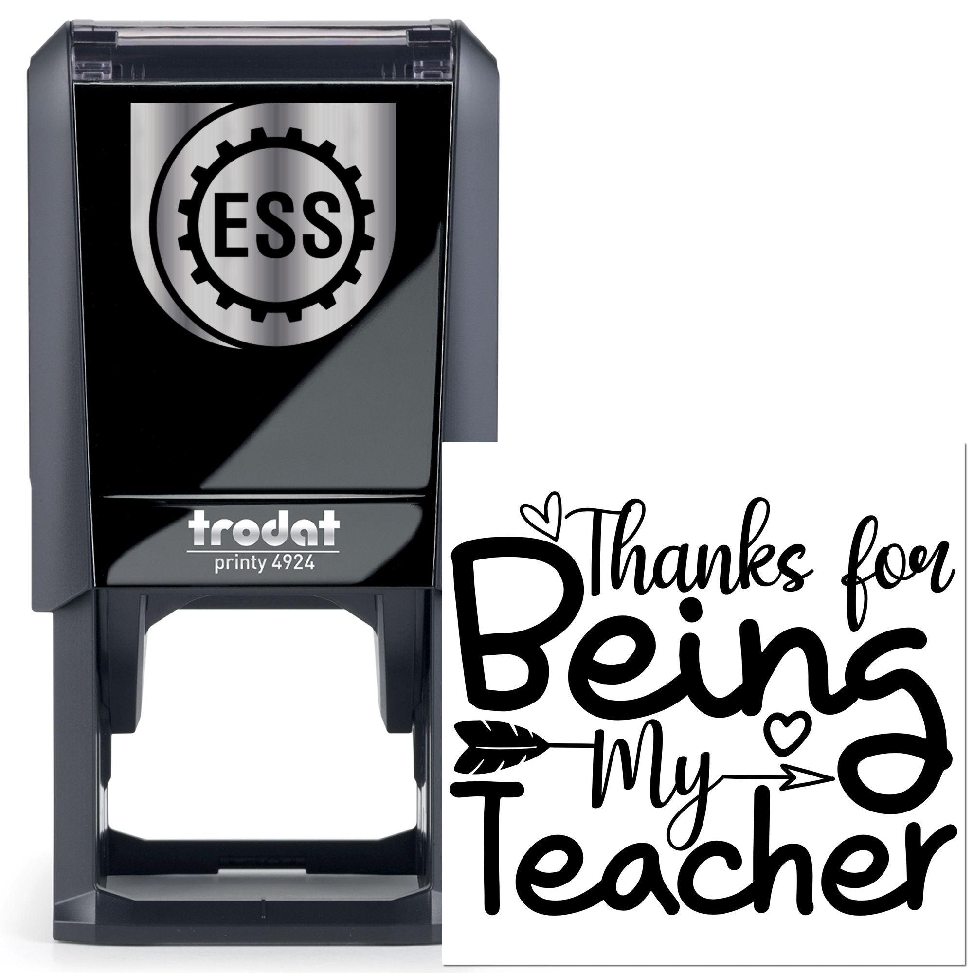 Self-Inking Thankful Teacher Scrapbooking Stamp